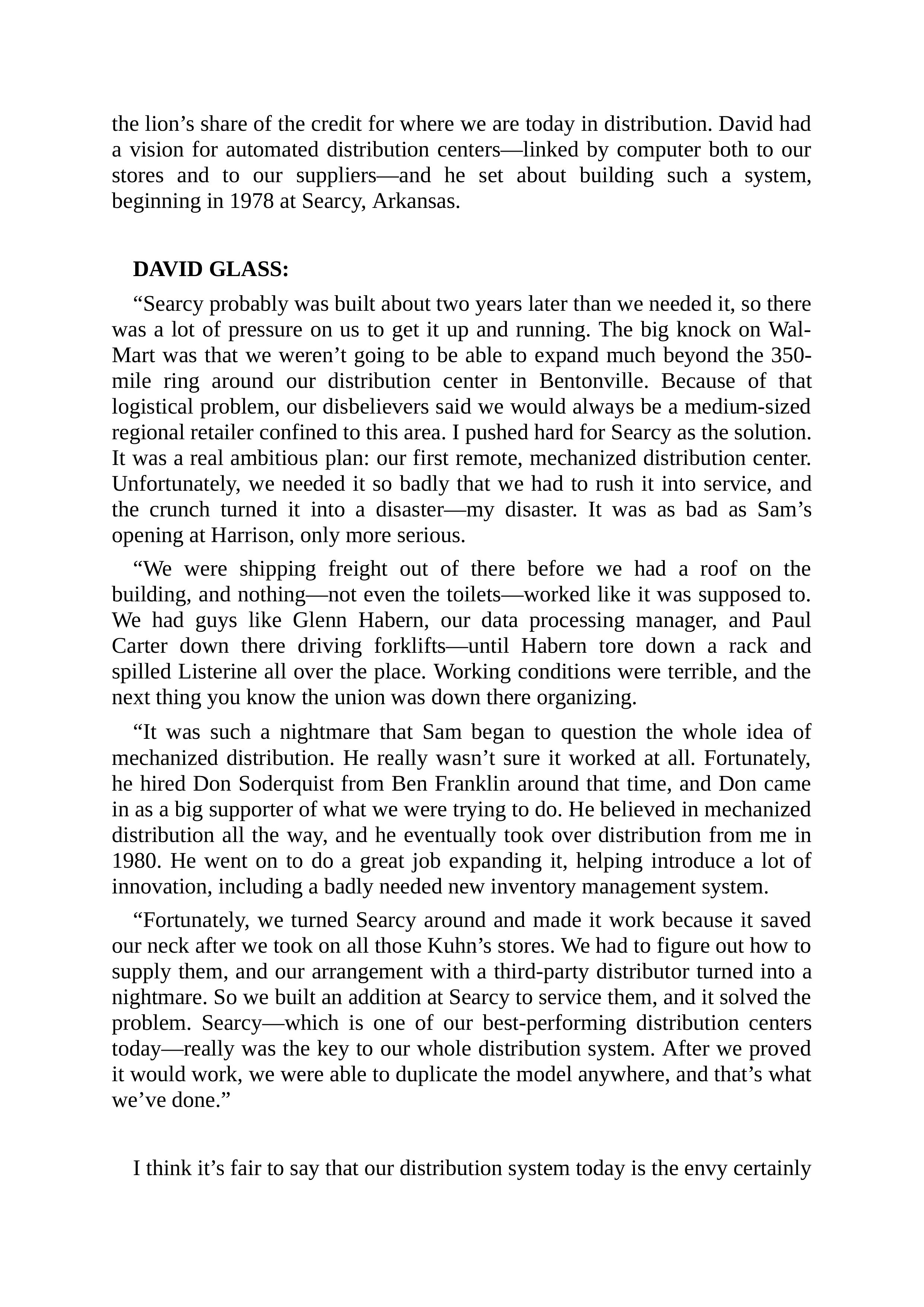Walmart Founder Sam Walton Made in America Biography — page 174