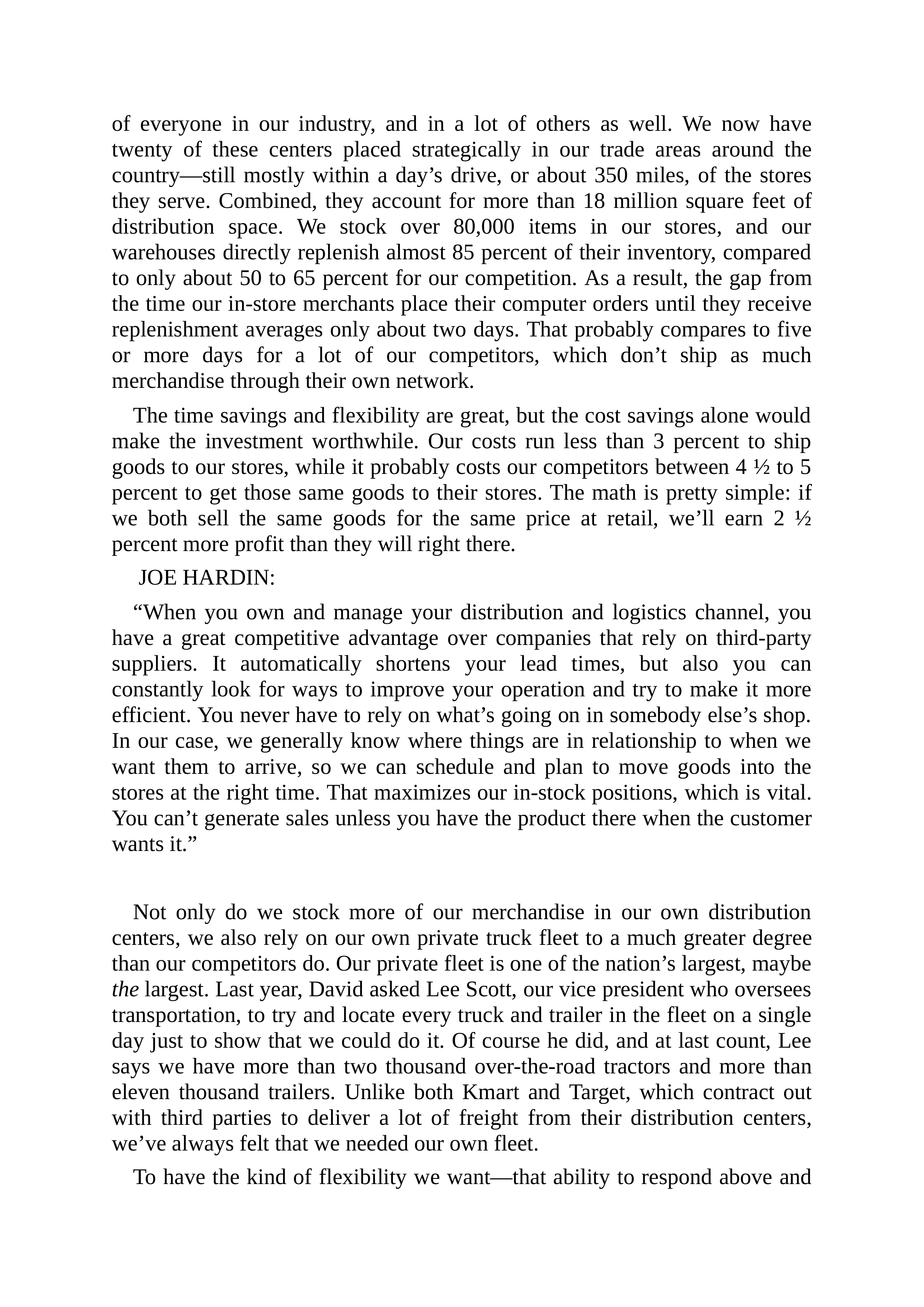 Walmart Founder Sam Walton Made in America Biography — page 175