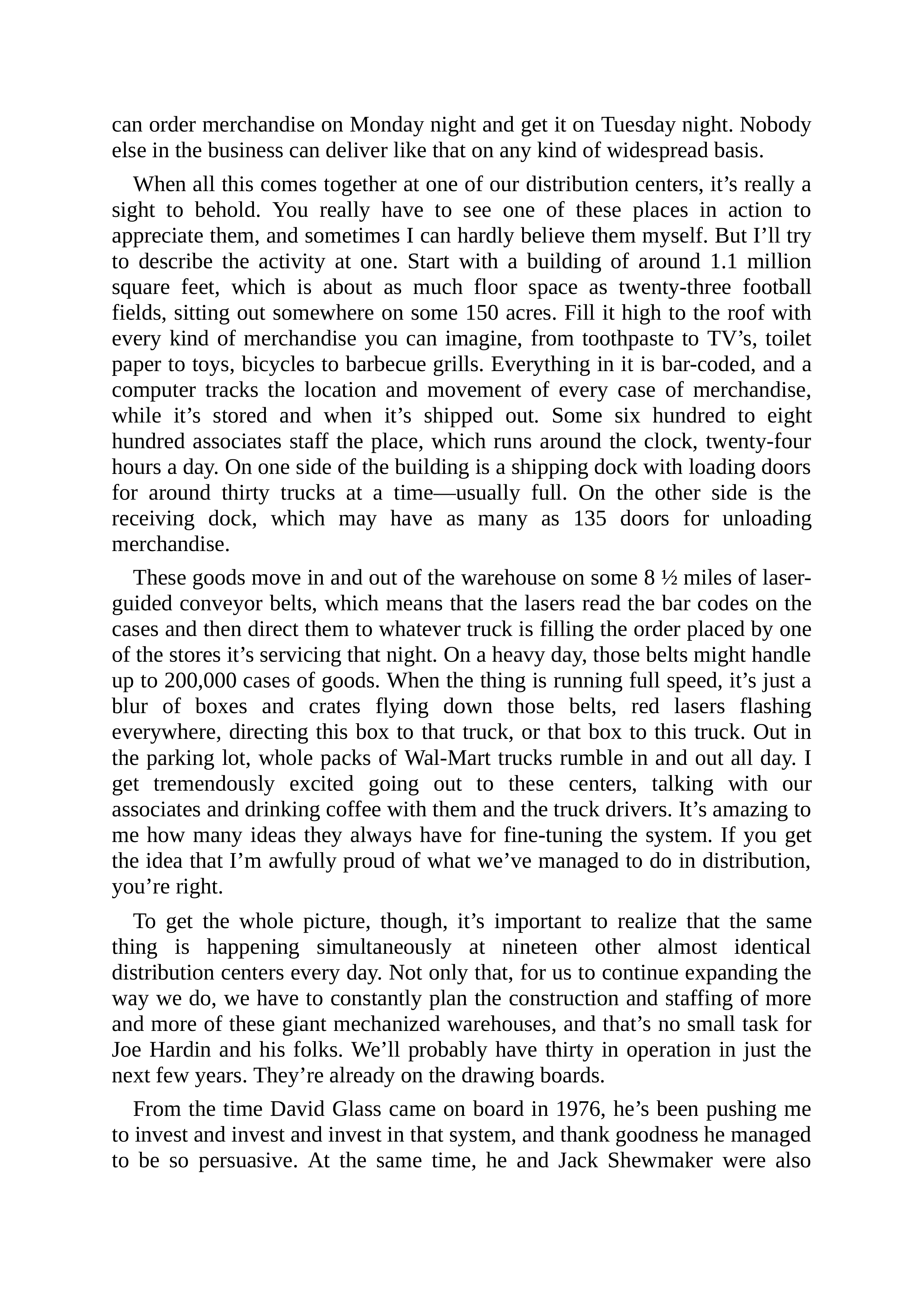 Walmart Founder Sam Walton Made in America Biography — page 177