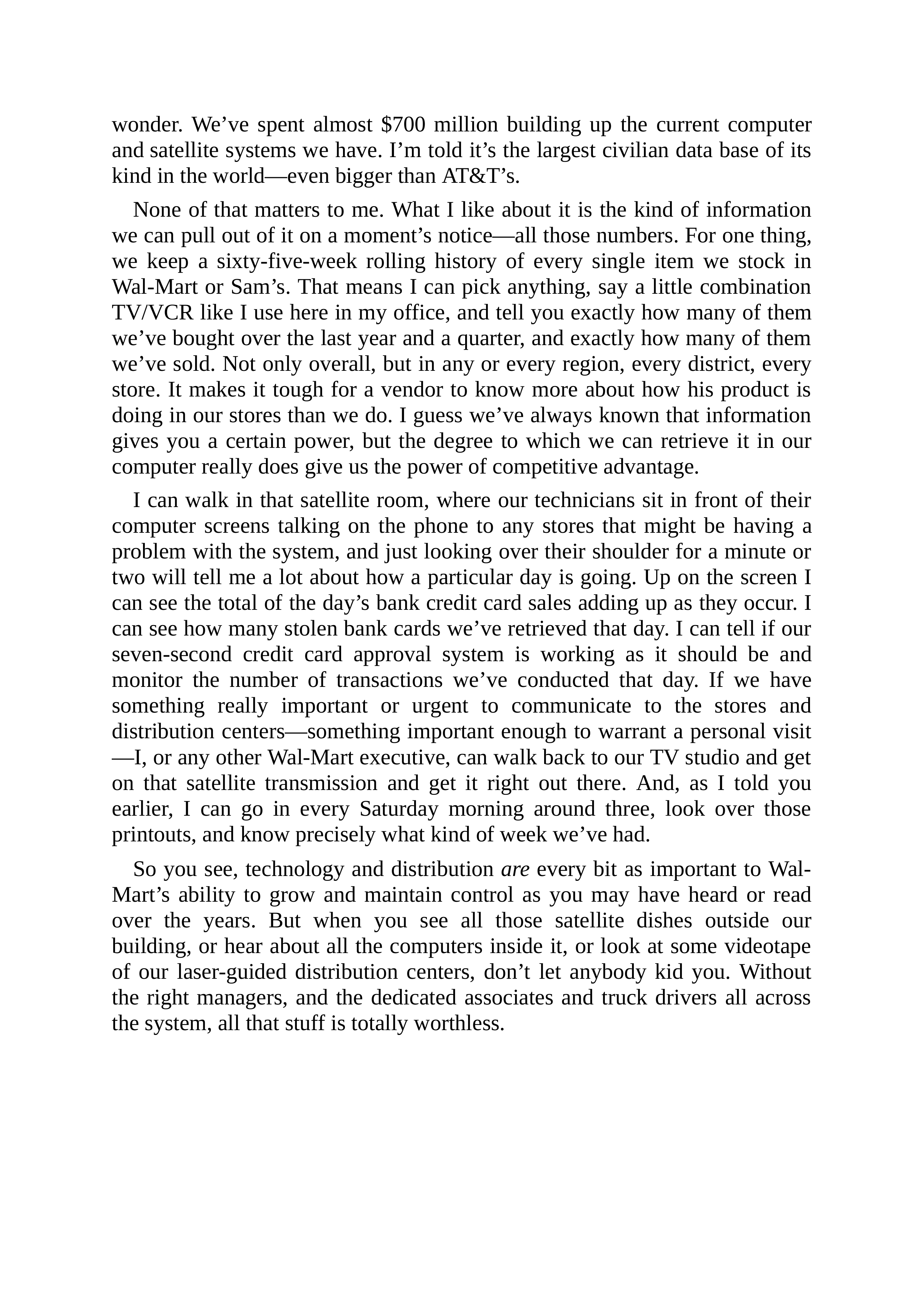 Walmart Founder Sam Walton Made in America Biography — page 179