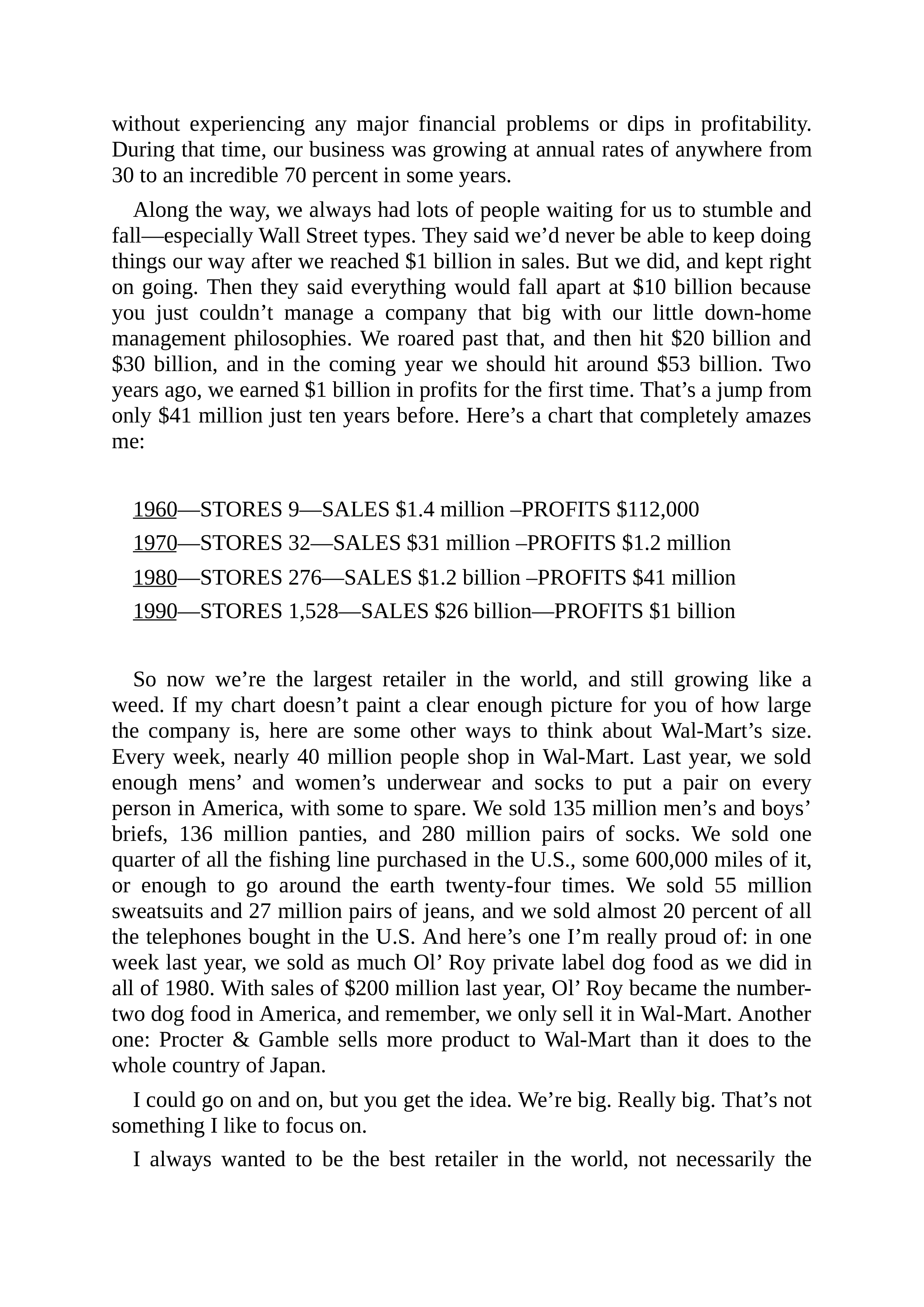 Walmart Founder Sam Walton Made in America Biography — page 181