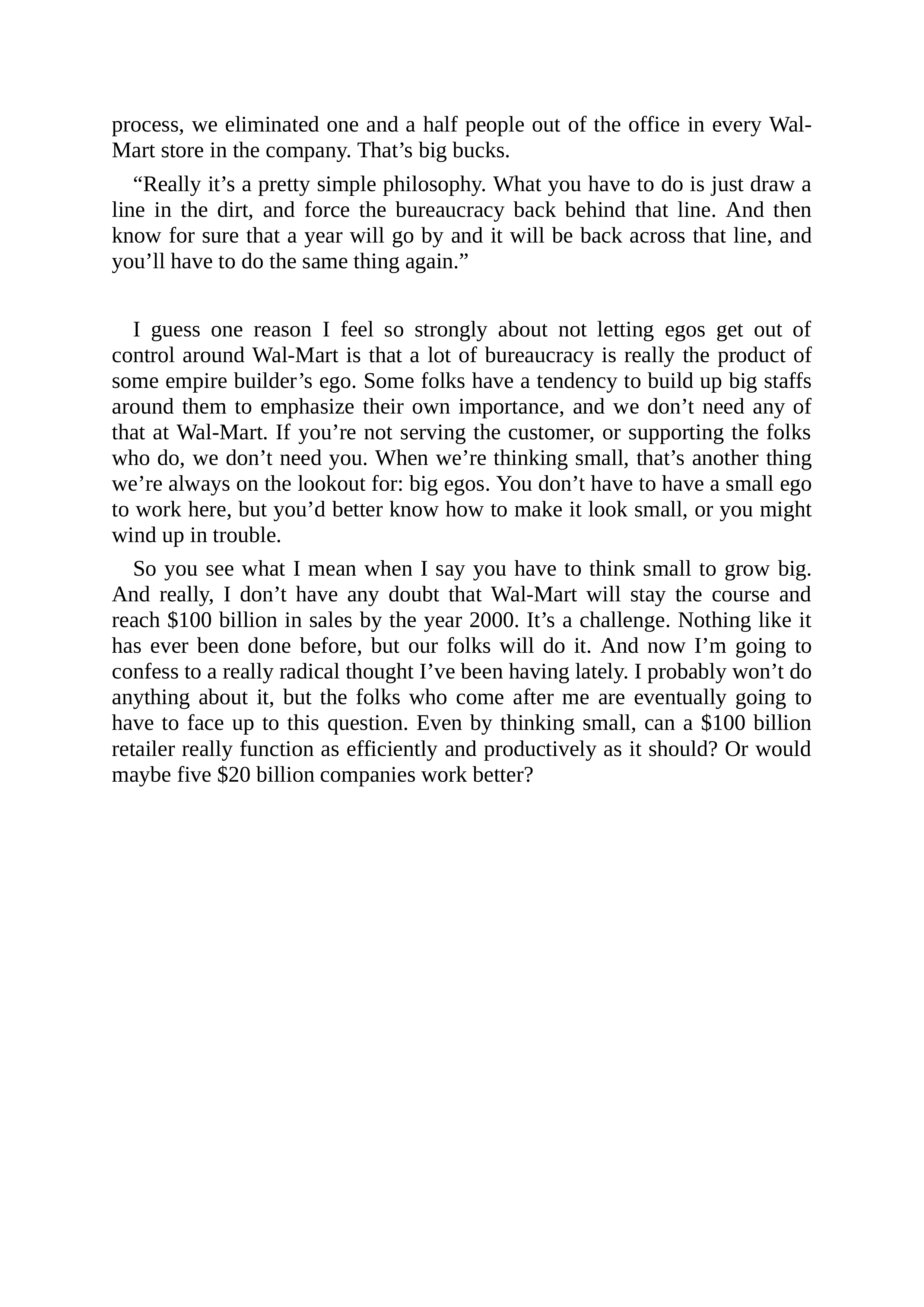 Walmart Founder Sam Walton Made in America Biography — page 194
