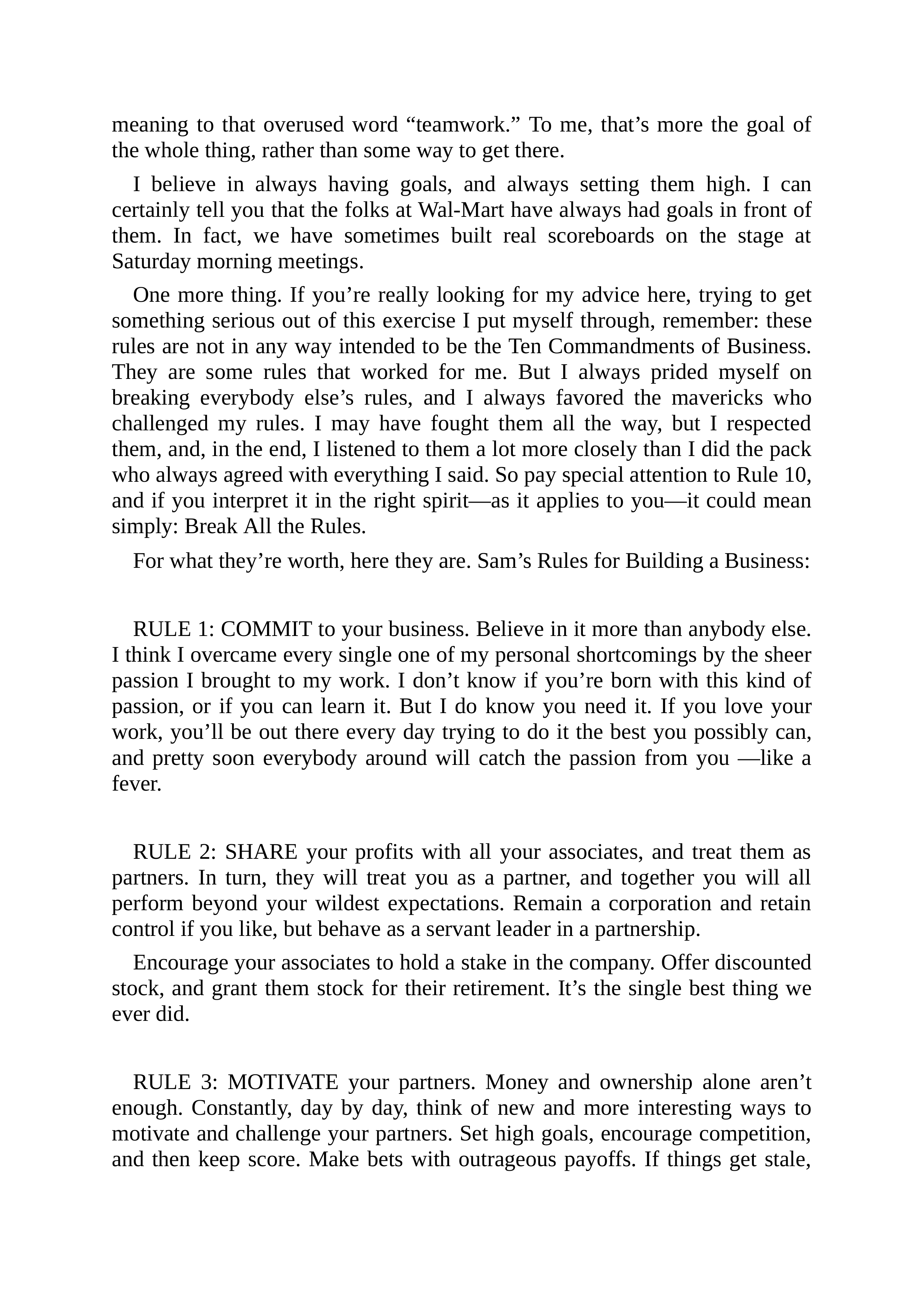 Walmart Founder Sam Walton Made in America Biography — page 204