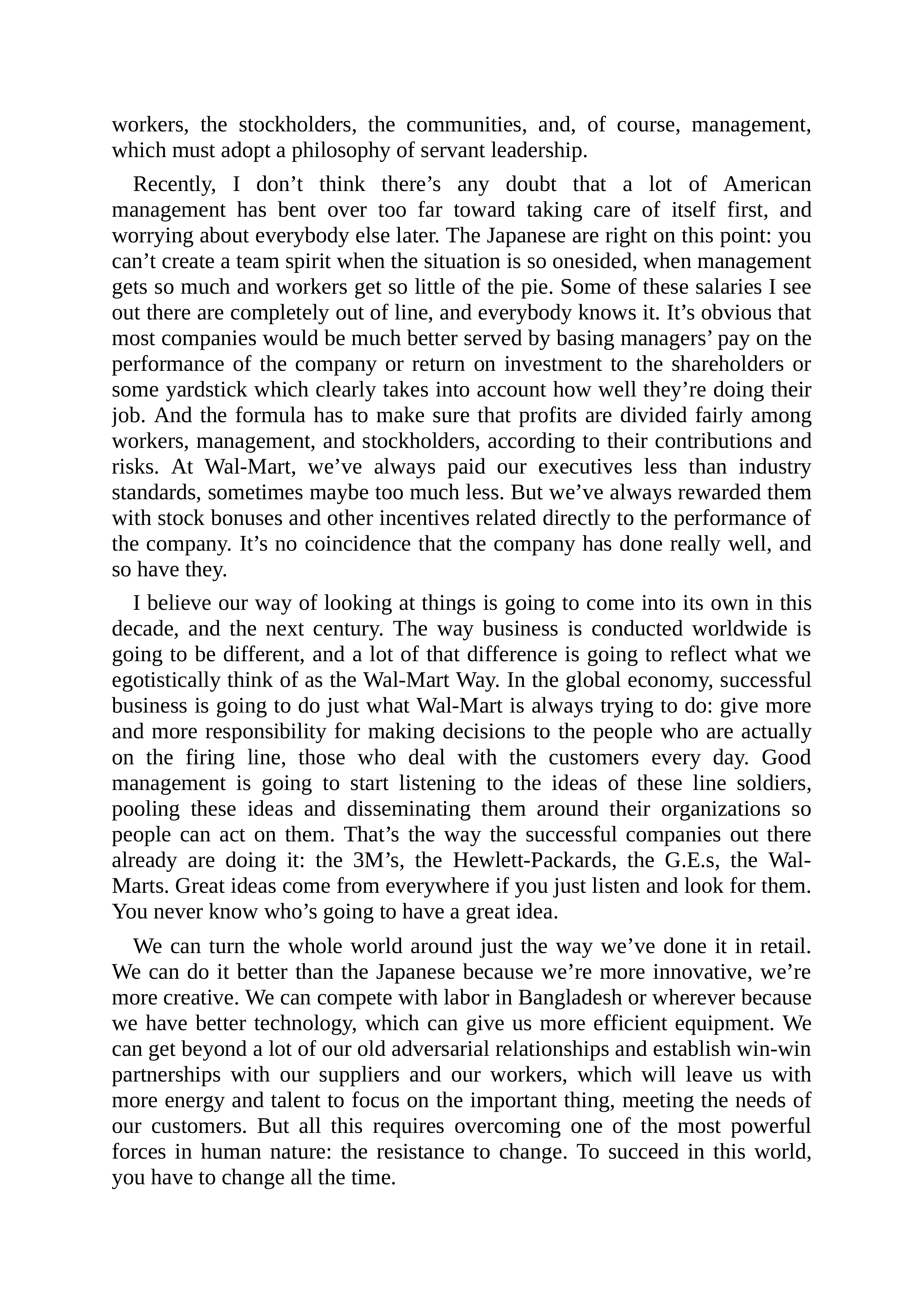 Walmart Founder Sam Walton Made in America Biography — page 210