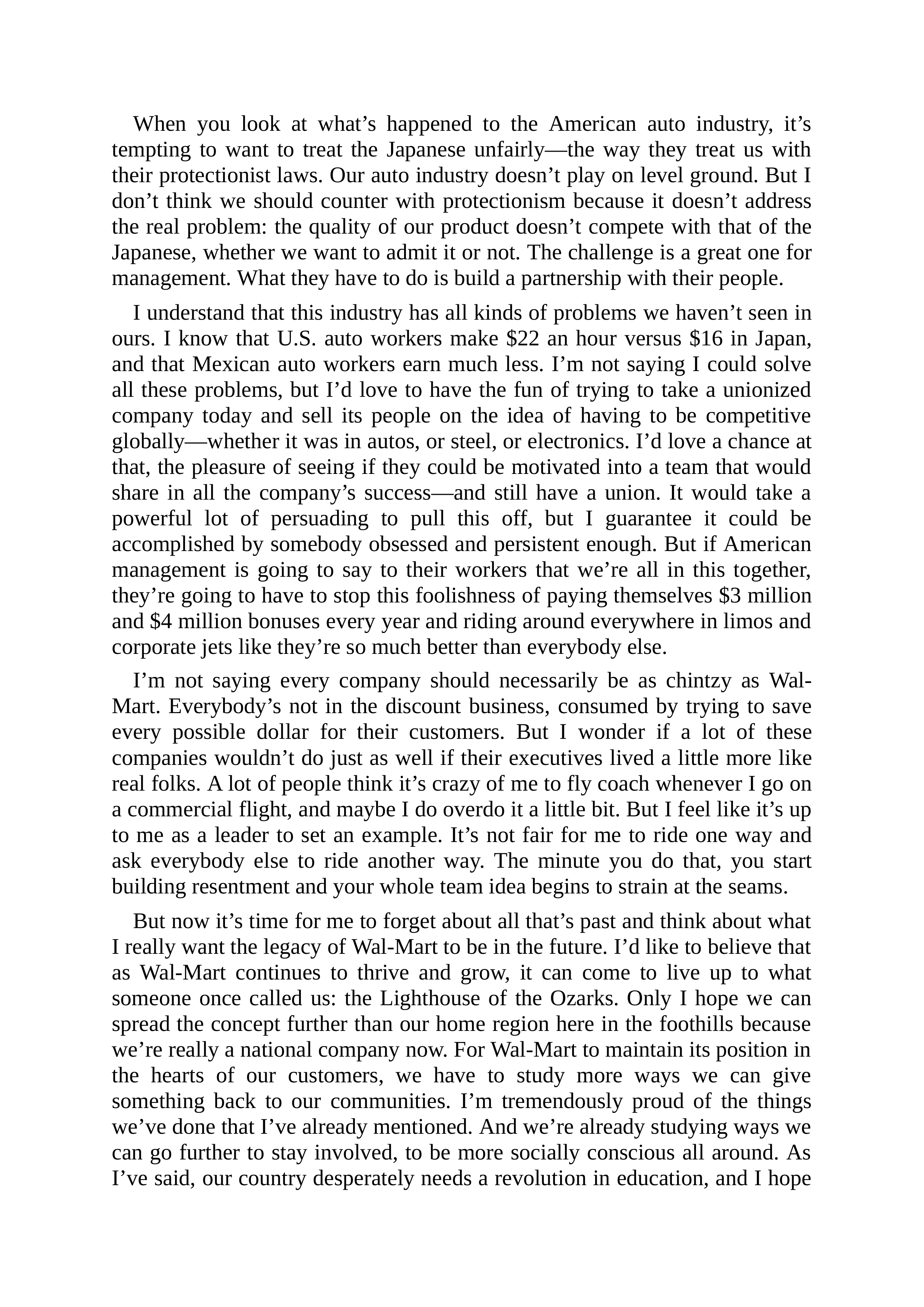Walmart Founder Sam Walton Made in America Biography — page 211