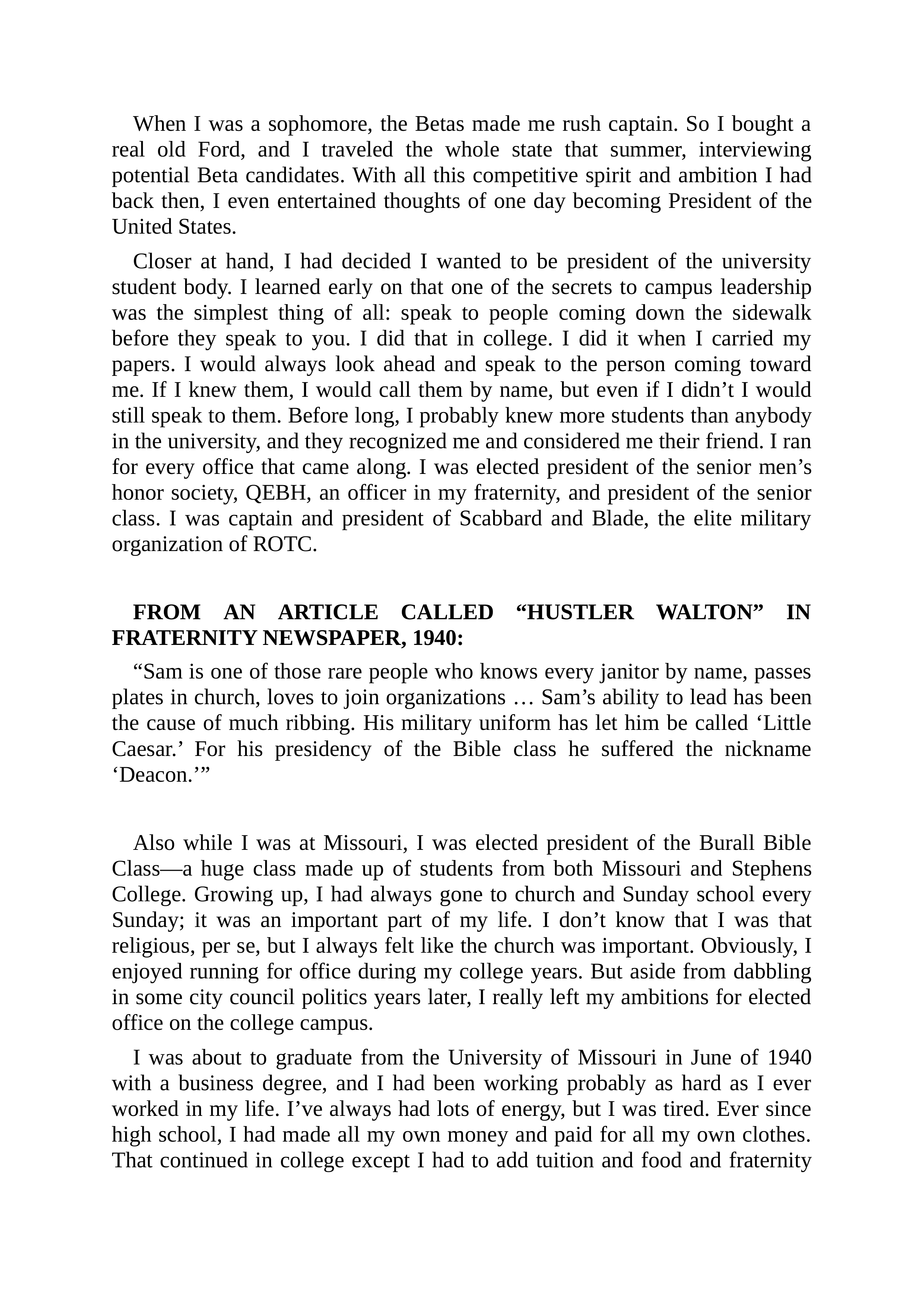 Walmart Founder Sam Walton Made in America Biography — page 22