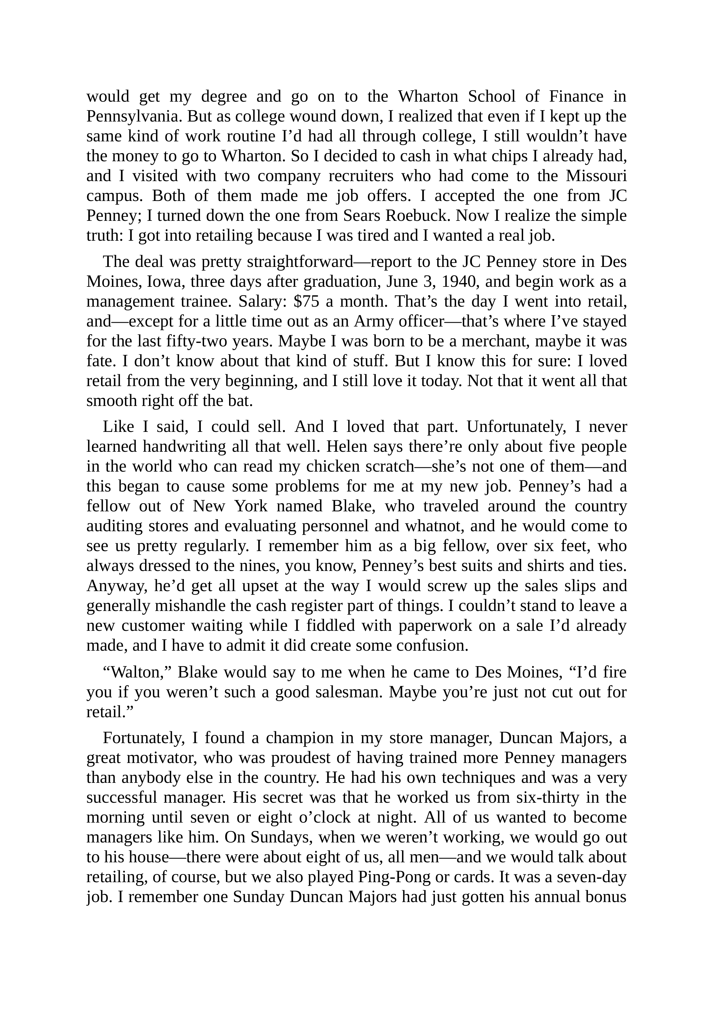 Walmart Founder Sam Walton Made in America Biography — page 24