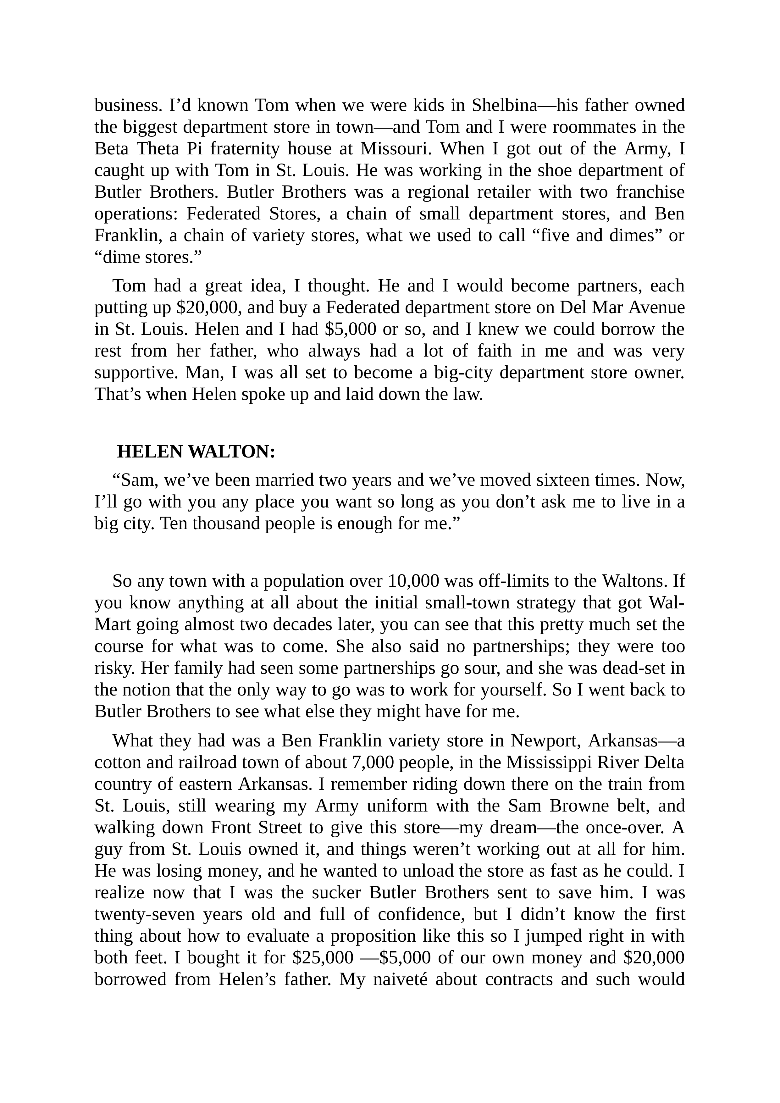 Walmart Founder Sam Walton Made in America Biography — page 27