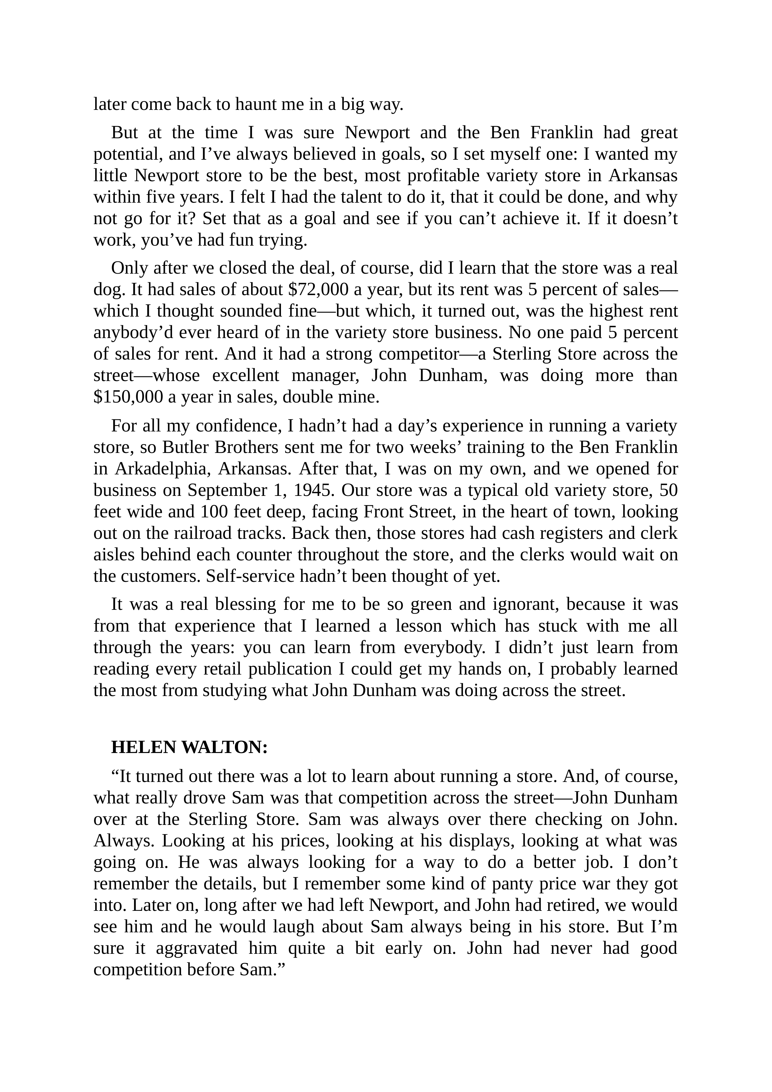 Walmart Founder Sam Walton Made in America Biography — page 28