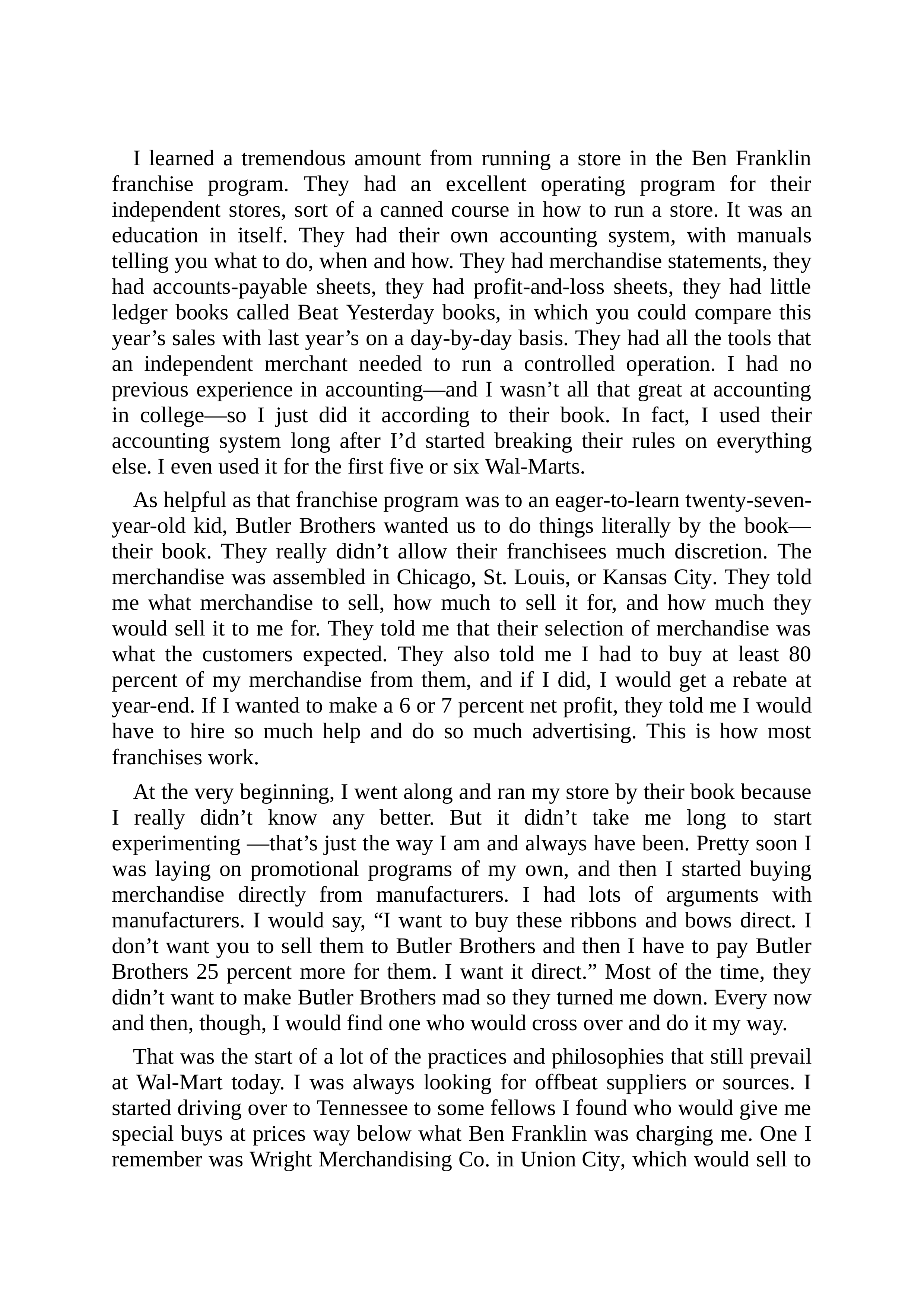 Walmart Founder Sam Walton Made in America Biography — page 29