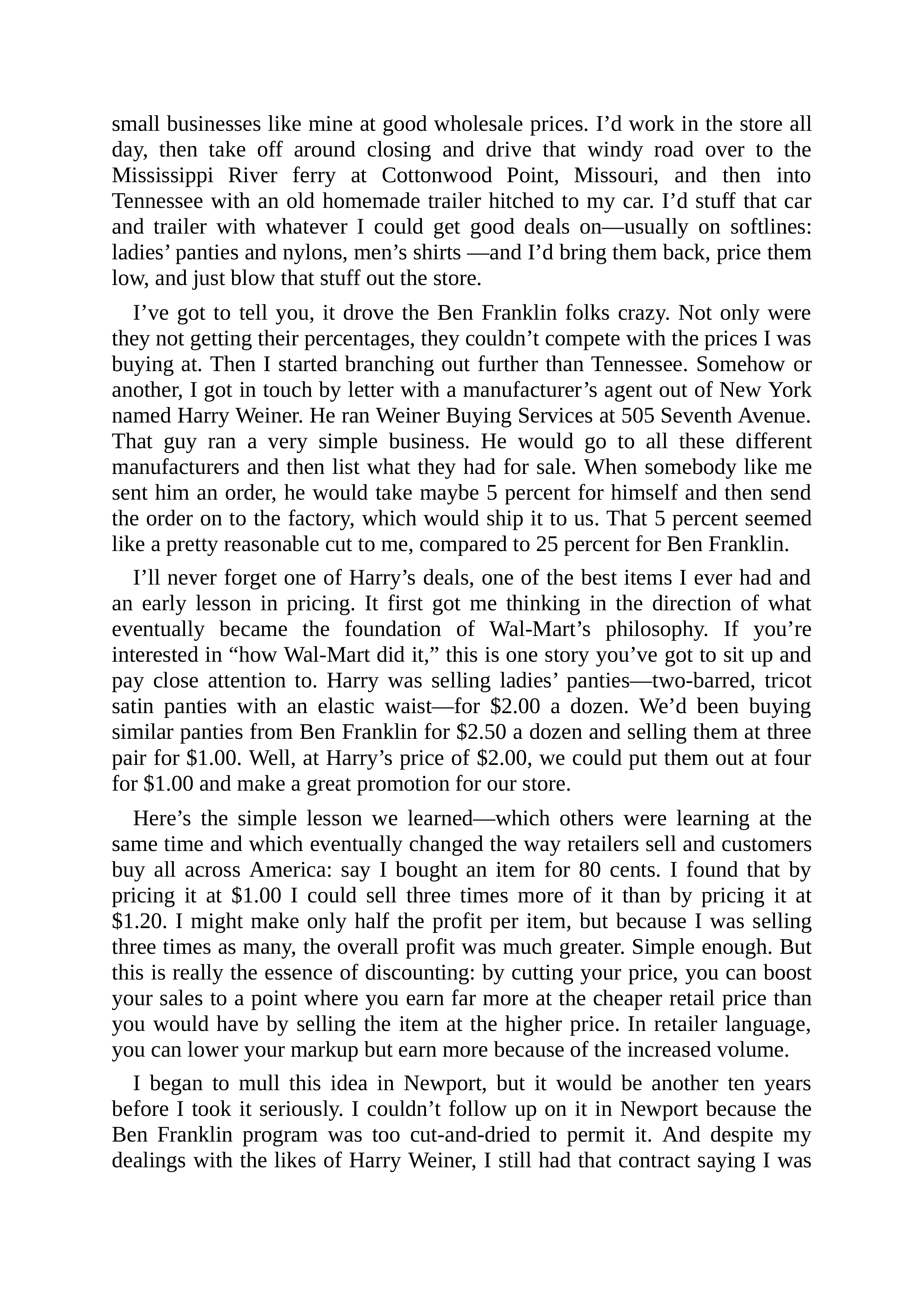 Walmart Founder Sam Walton Made in America Biography — page 30