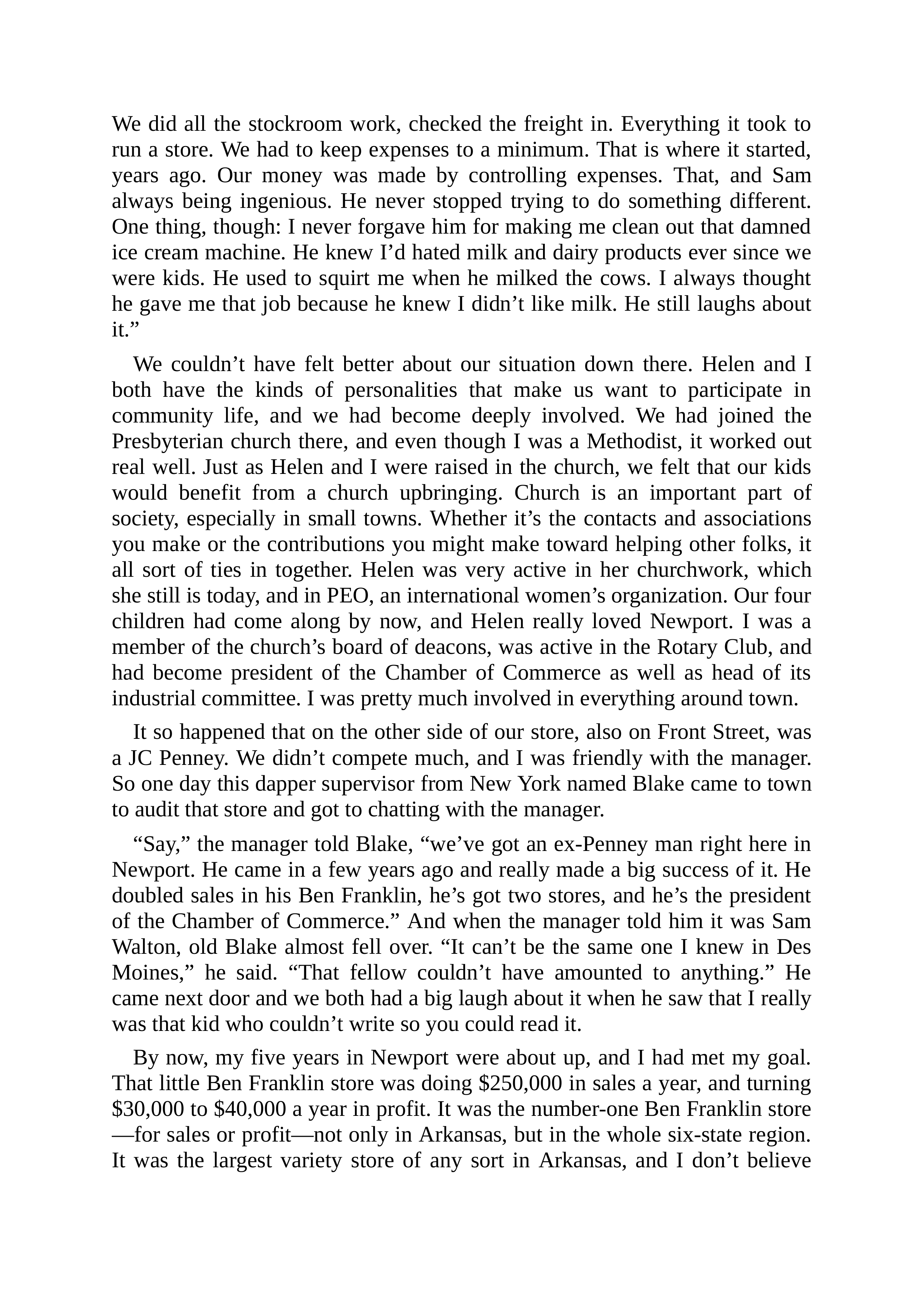 Walmart Founder Sam Walton Made in America Biography — page 33