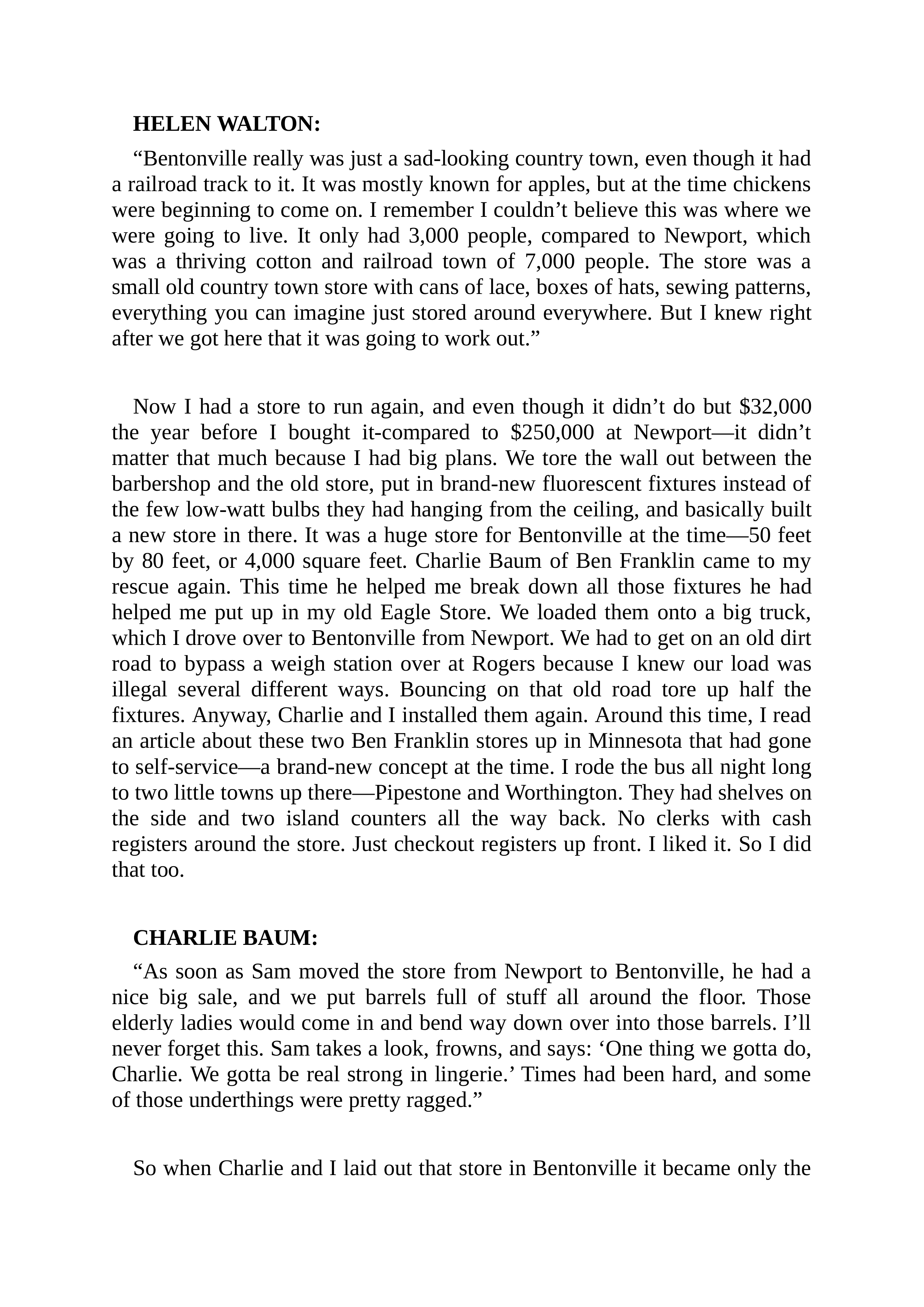 Walmart Founder Sam Walton Made in America Biography — page 36
