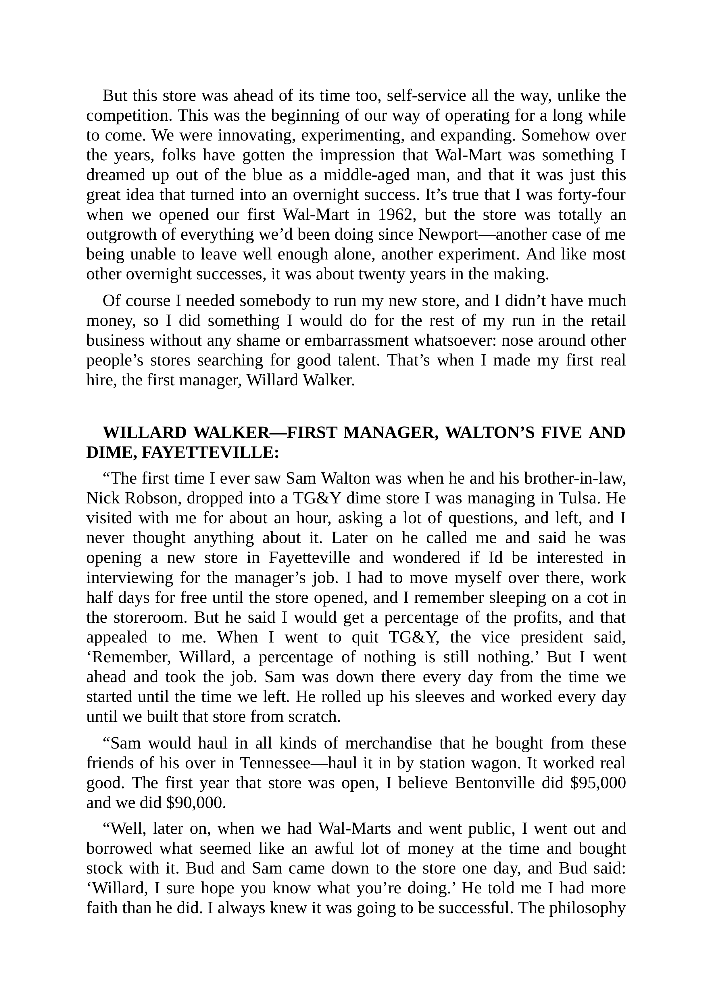 Walmart Founder Sam Walton Made in America Biography — page 38