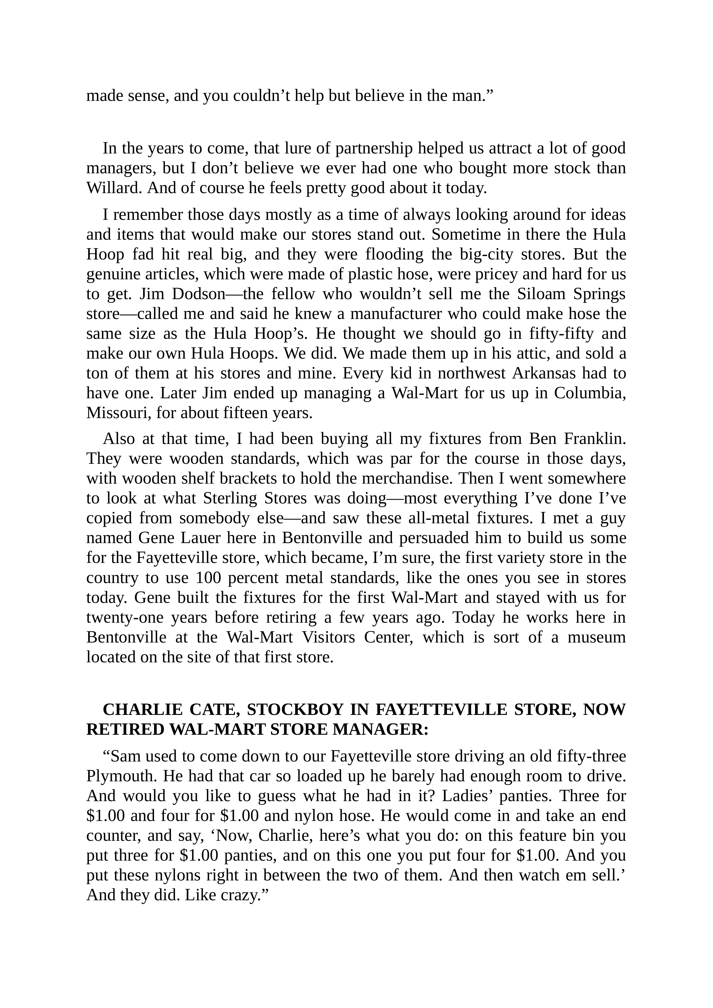 Walmart Founder Sam Walton Made in America Biography — page 39