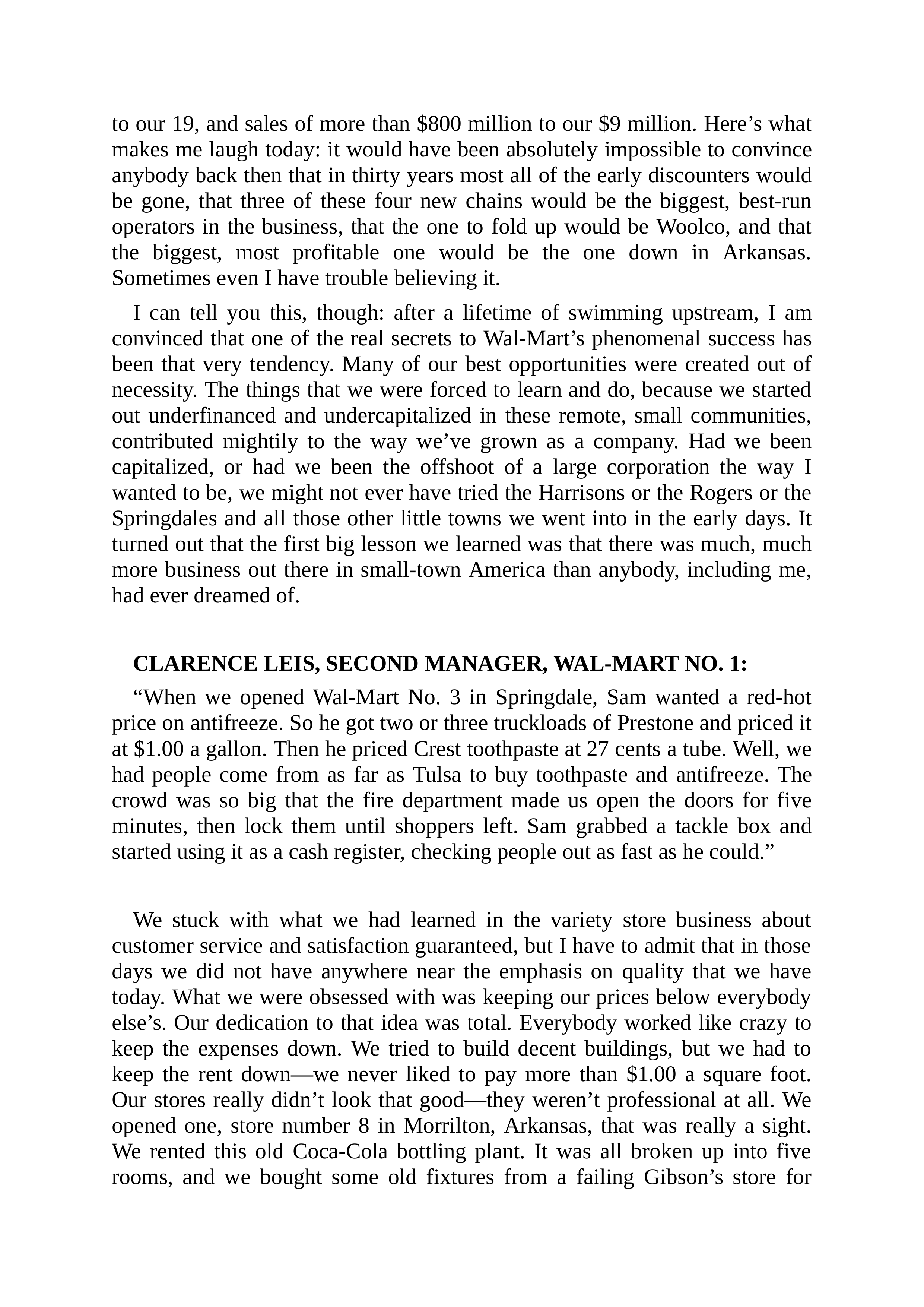 Walmart Founder Sam Walton Made in America Biography — page 50