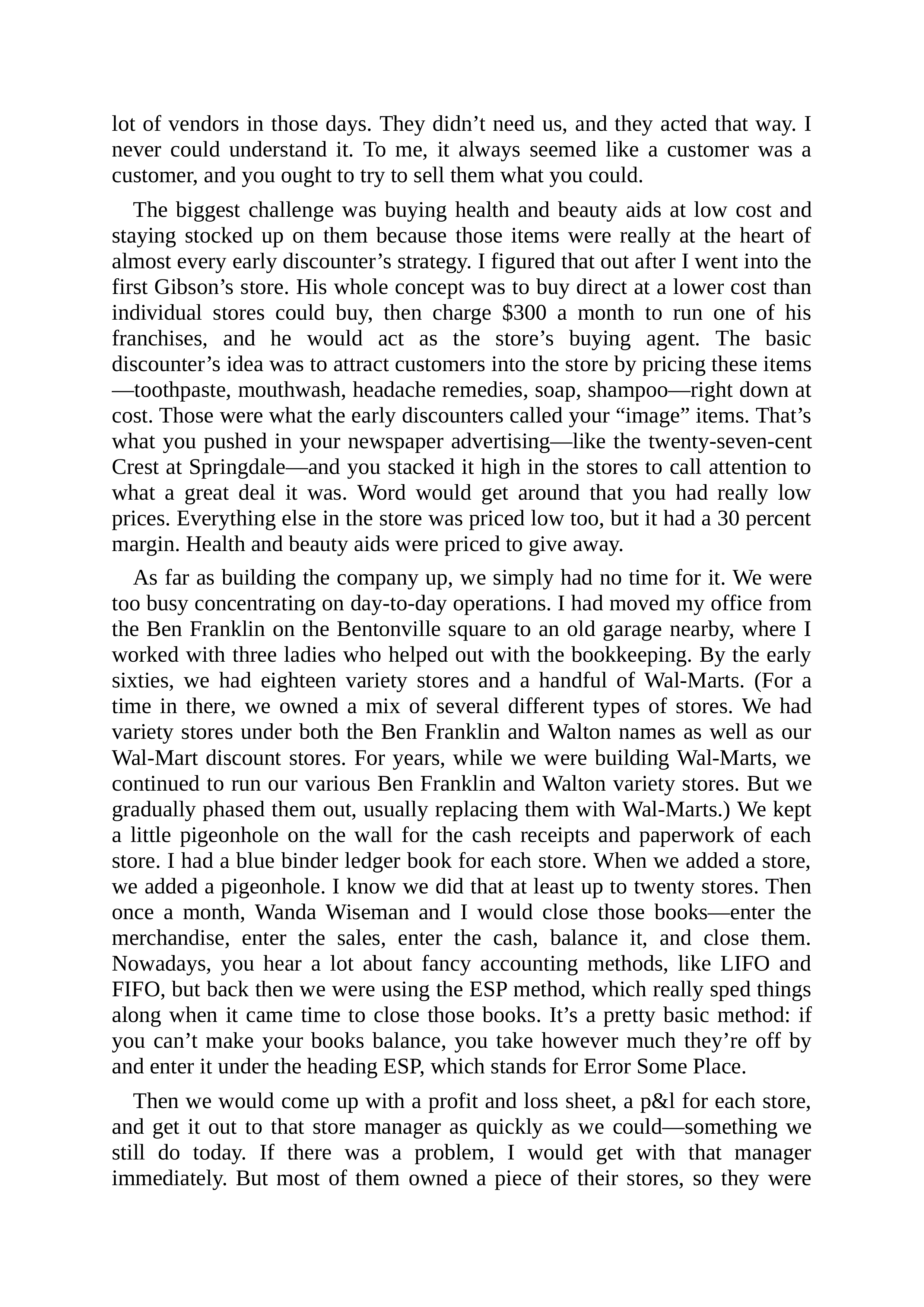 Walmart Founder Sam Walton Made in America Biography — page 52