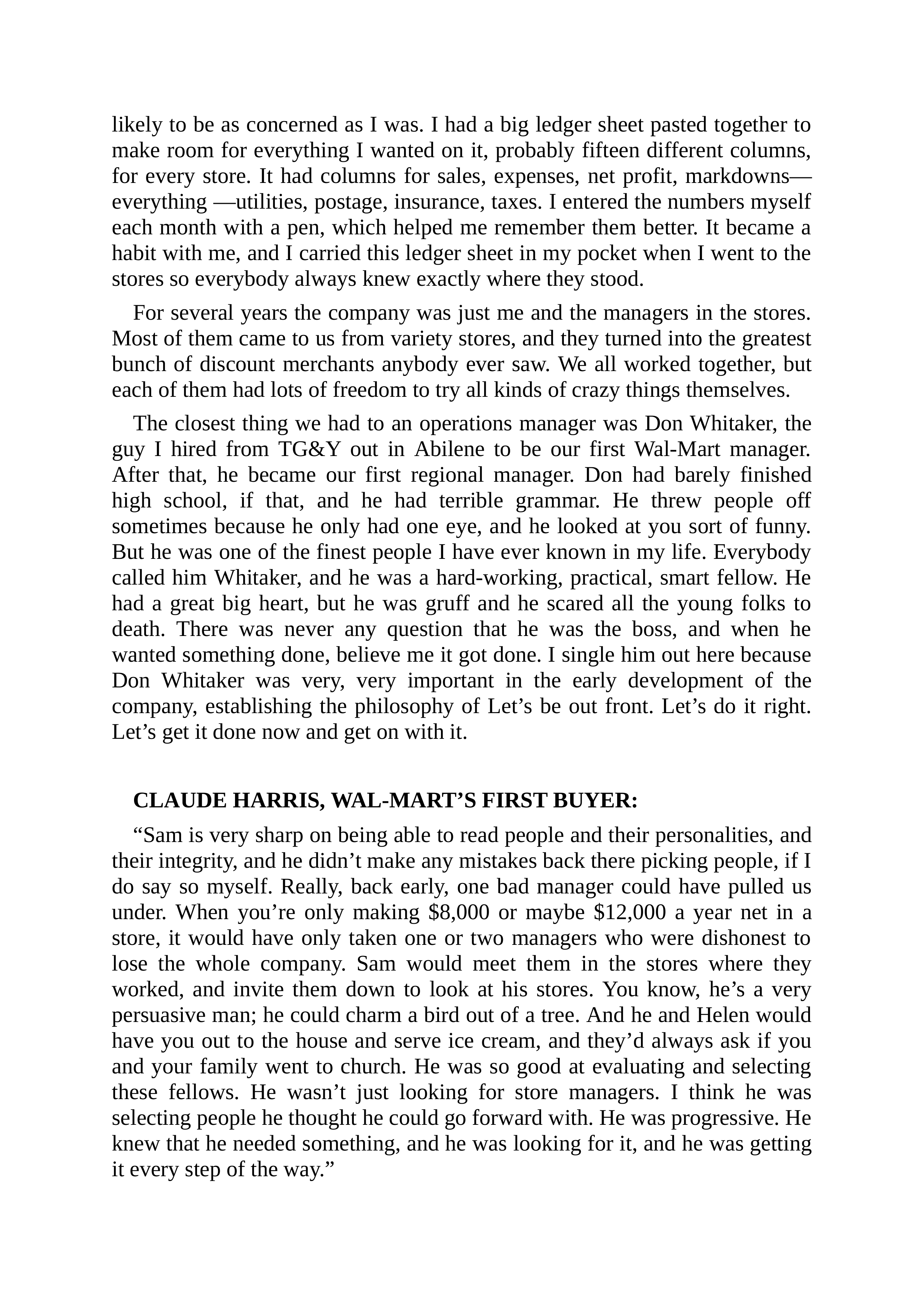 Walmart Founder Sam Walton Made in America Biography — page 53