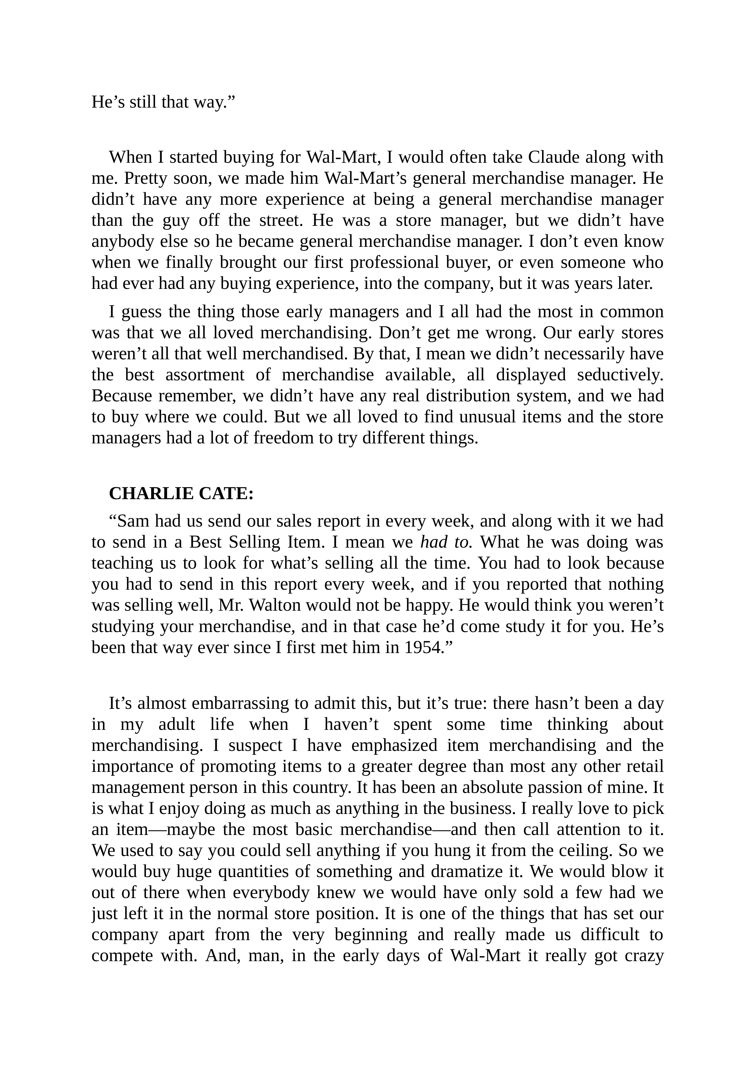 Walmart Founder Sam Walton Made in America Biography — page 55