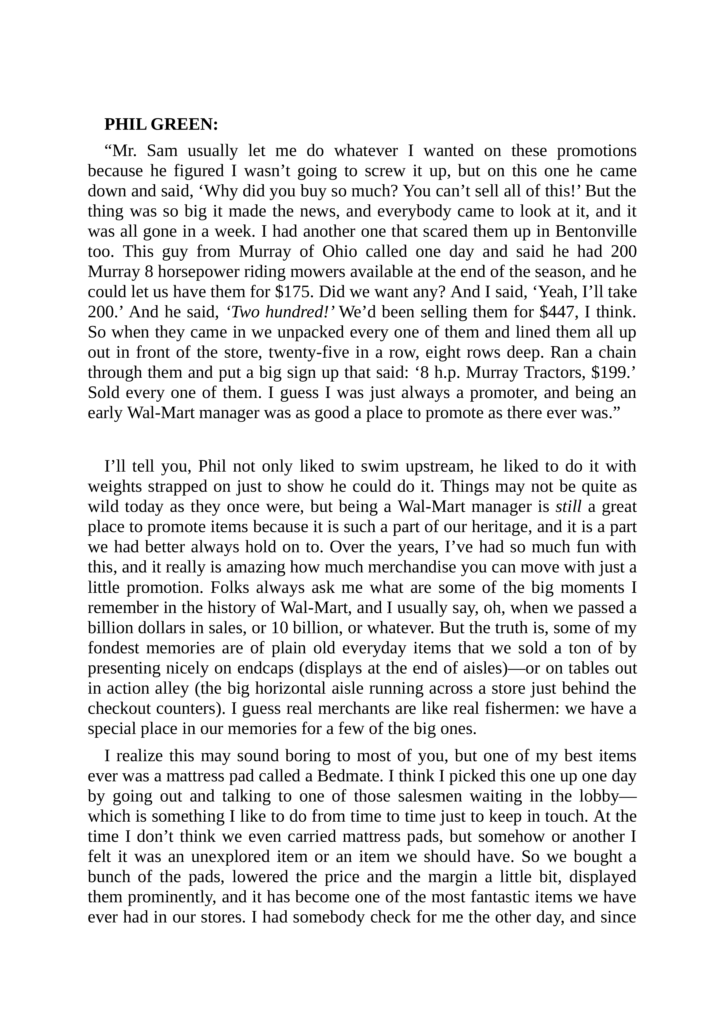 Walmart Founder Sam Walton Made in America Biography — page 57