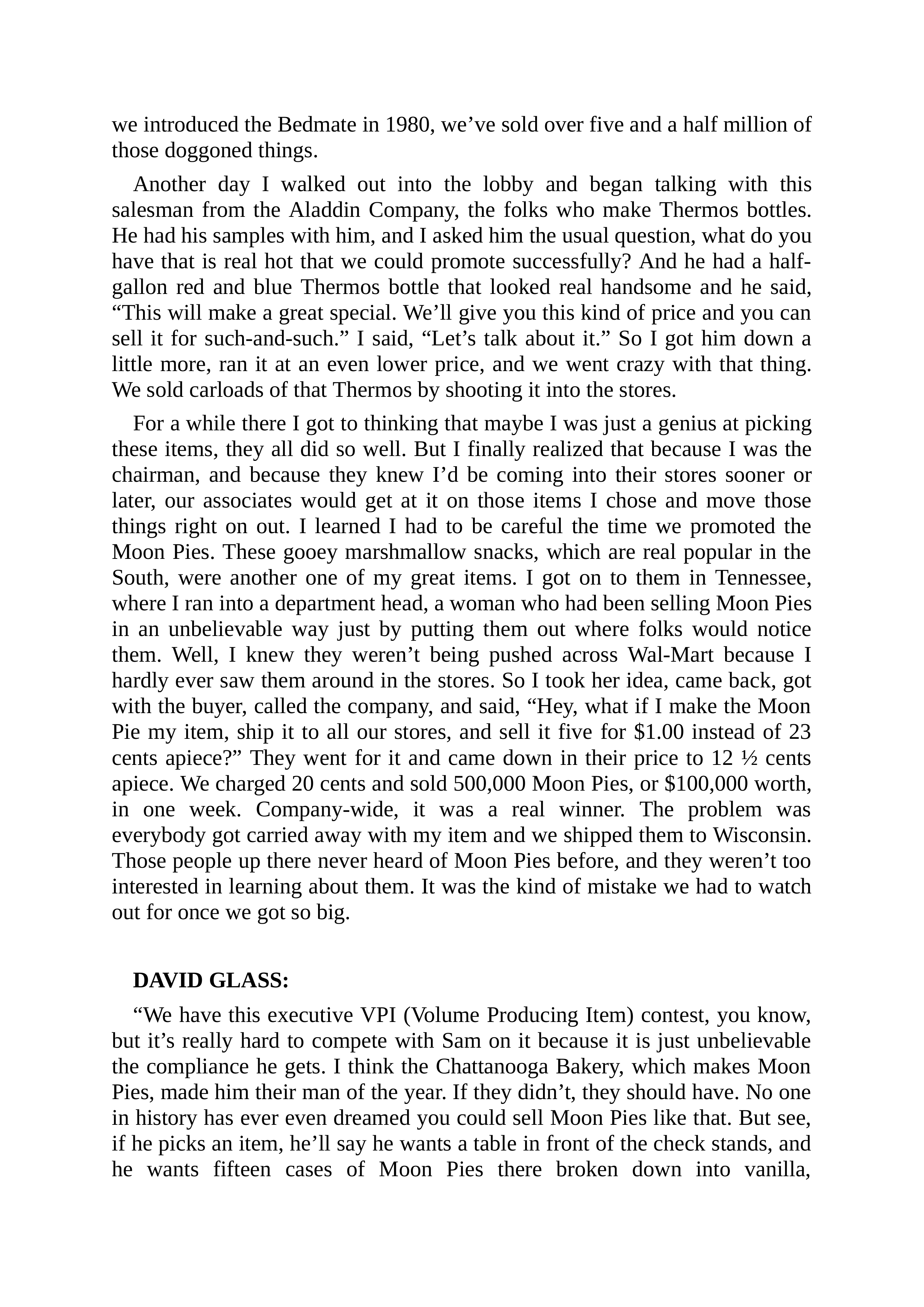 Walmart Founder Sam Walton Made in America Biography — page 58