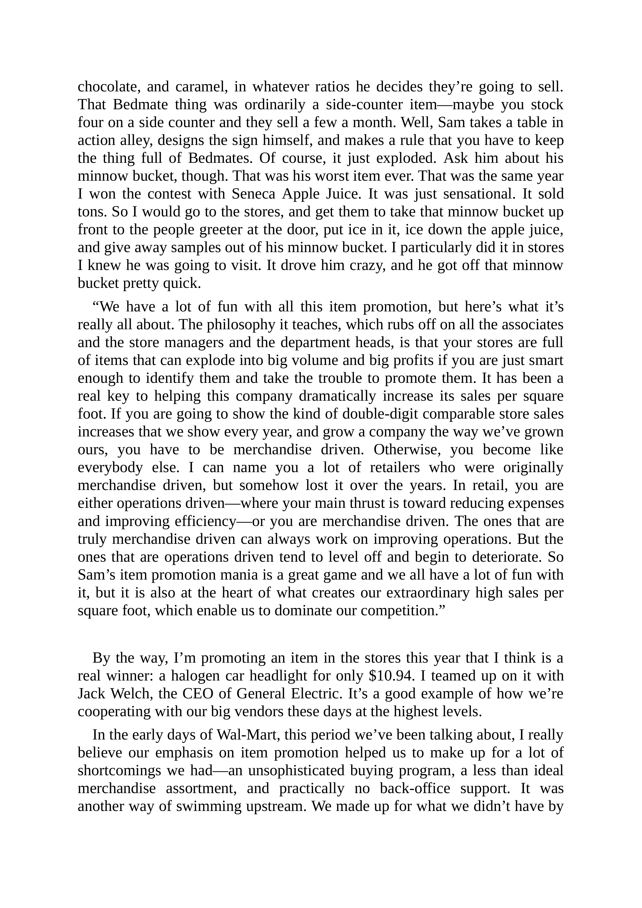 Walmart Founder Sam Walton Made in America Biography — page 59