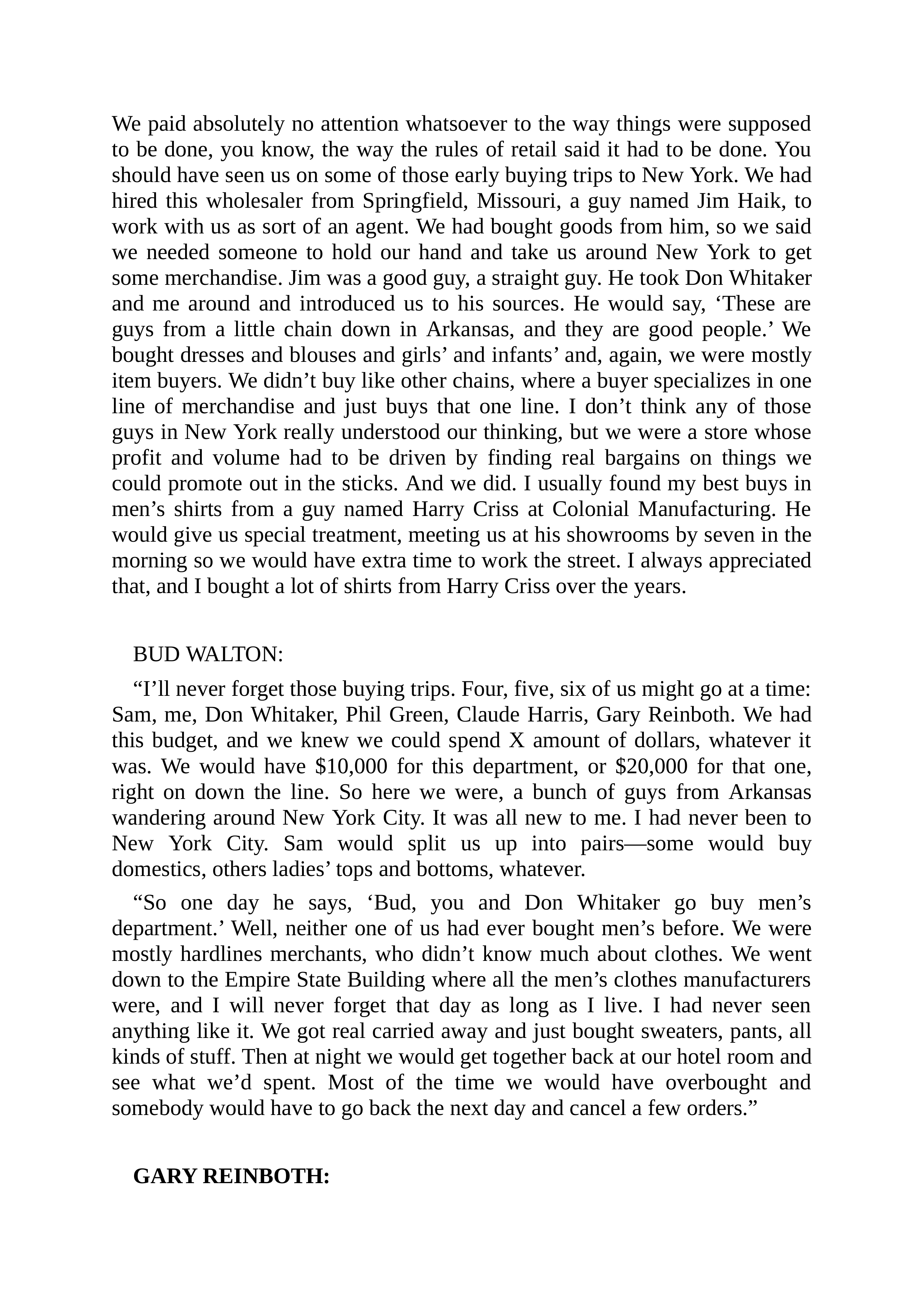 Walmart Founder Sam Walton Made in America Biography — page 61