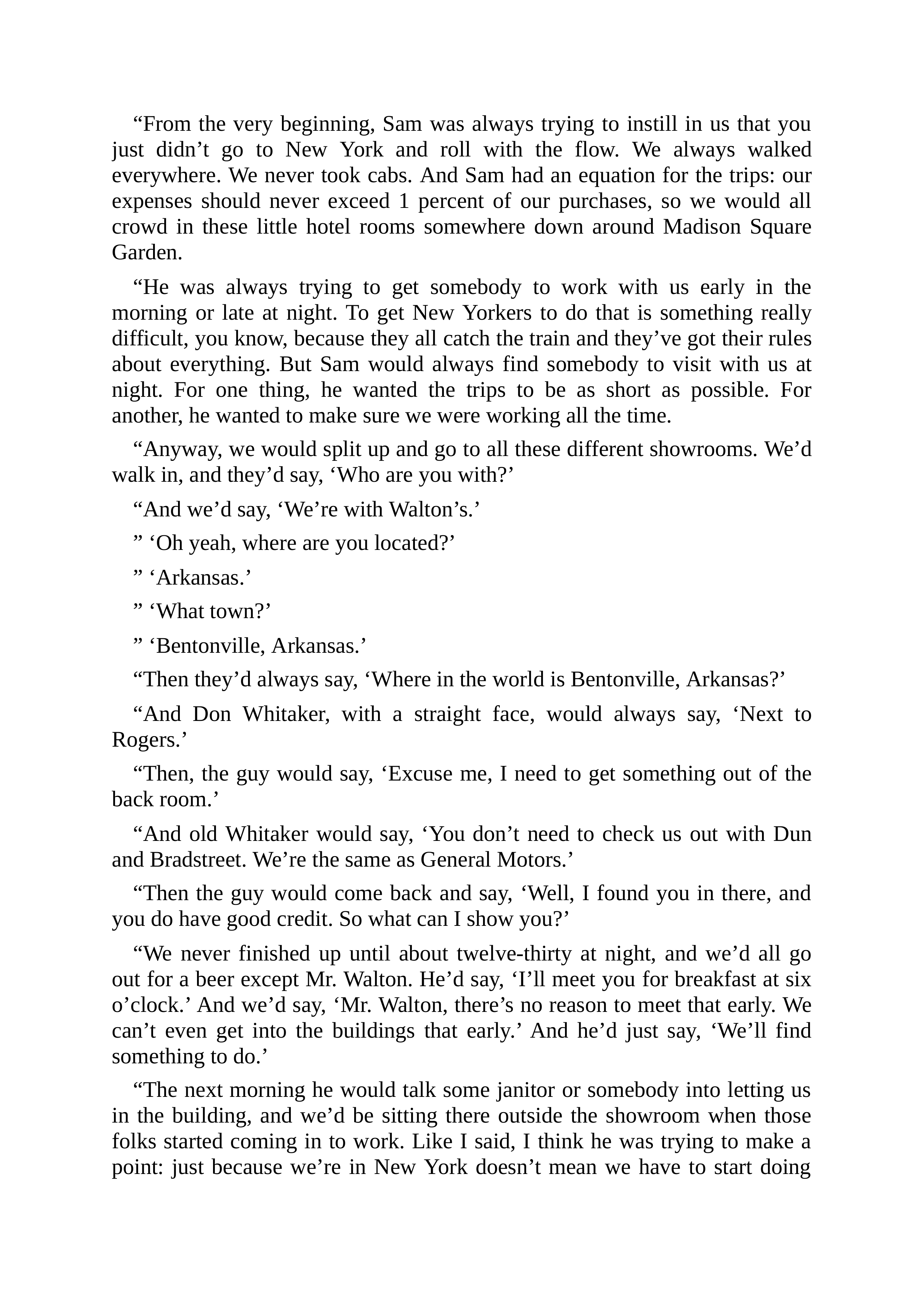 Walmart Founder Sam Walton Made in America Biography — page 62