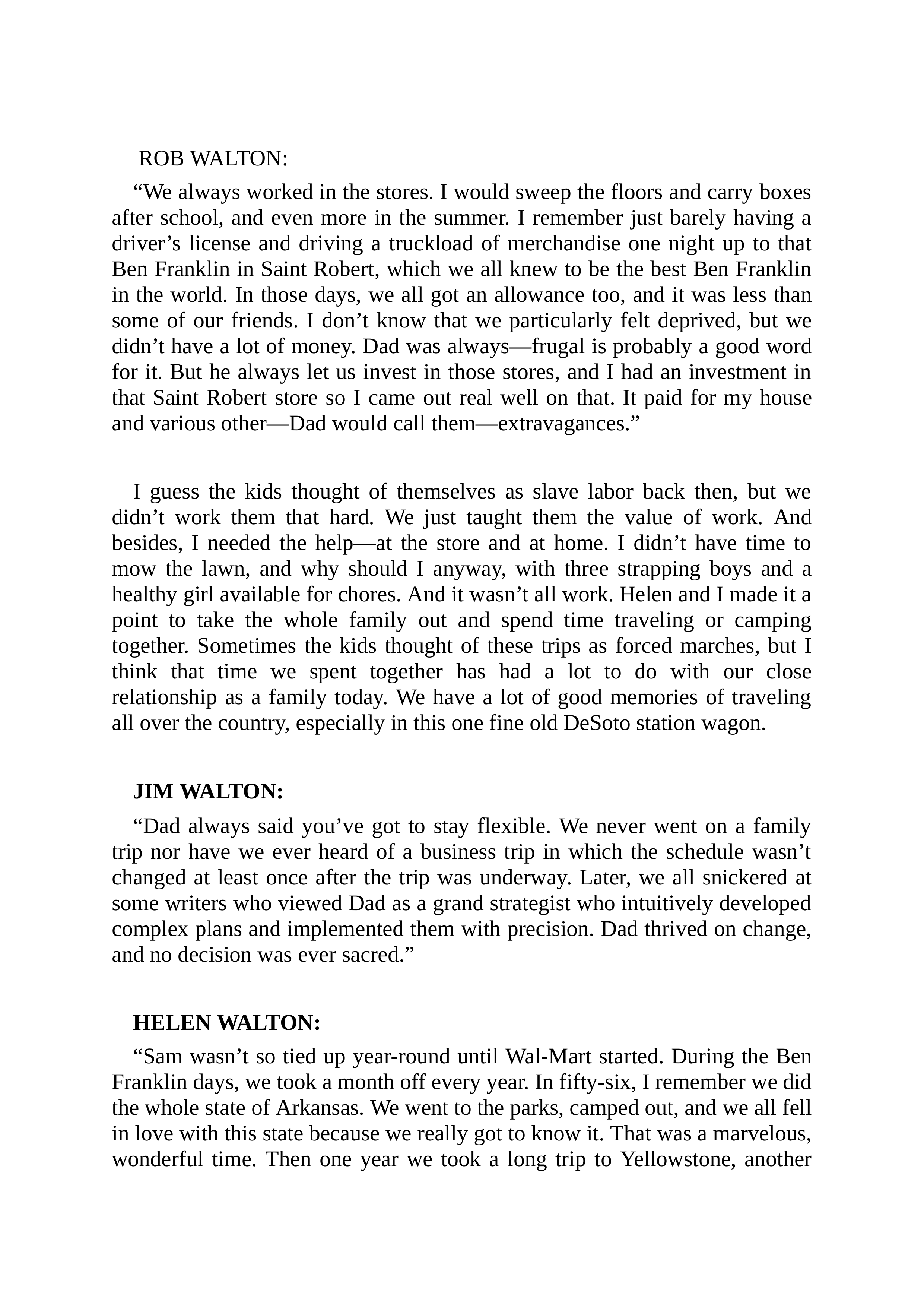 Walmart Founder Sam Walton Made in America Biography — page 66