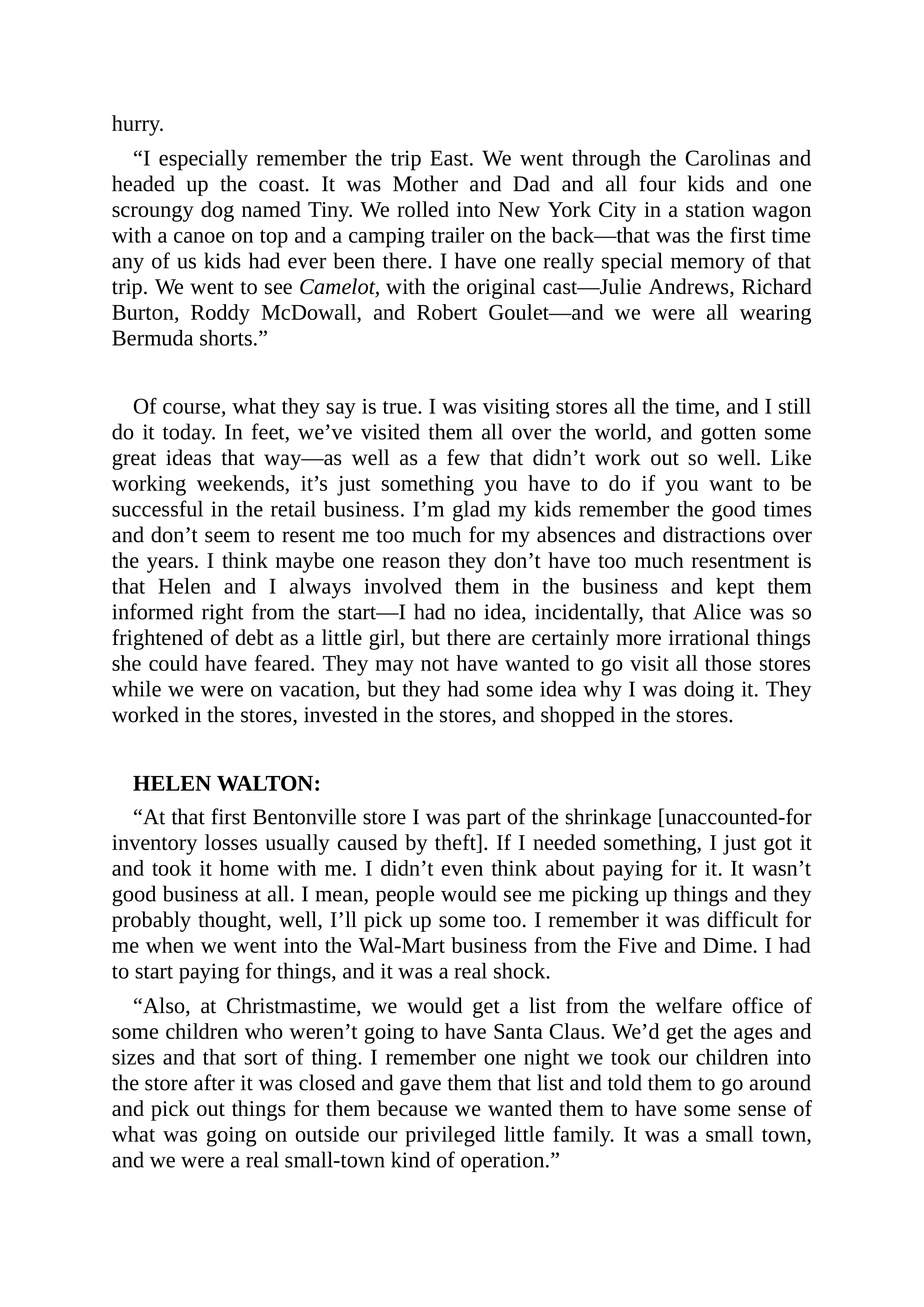 Walmart Founder Sam Walton Made in America Biography — page 68