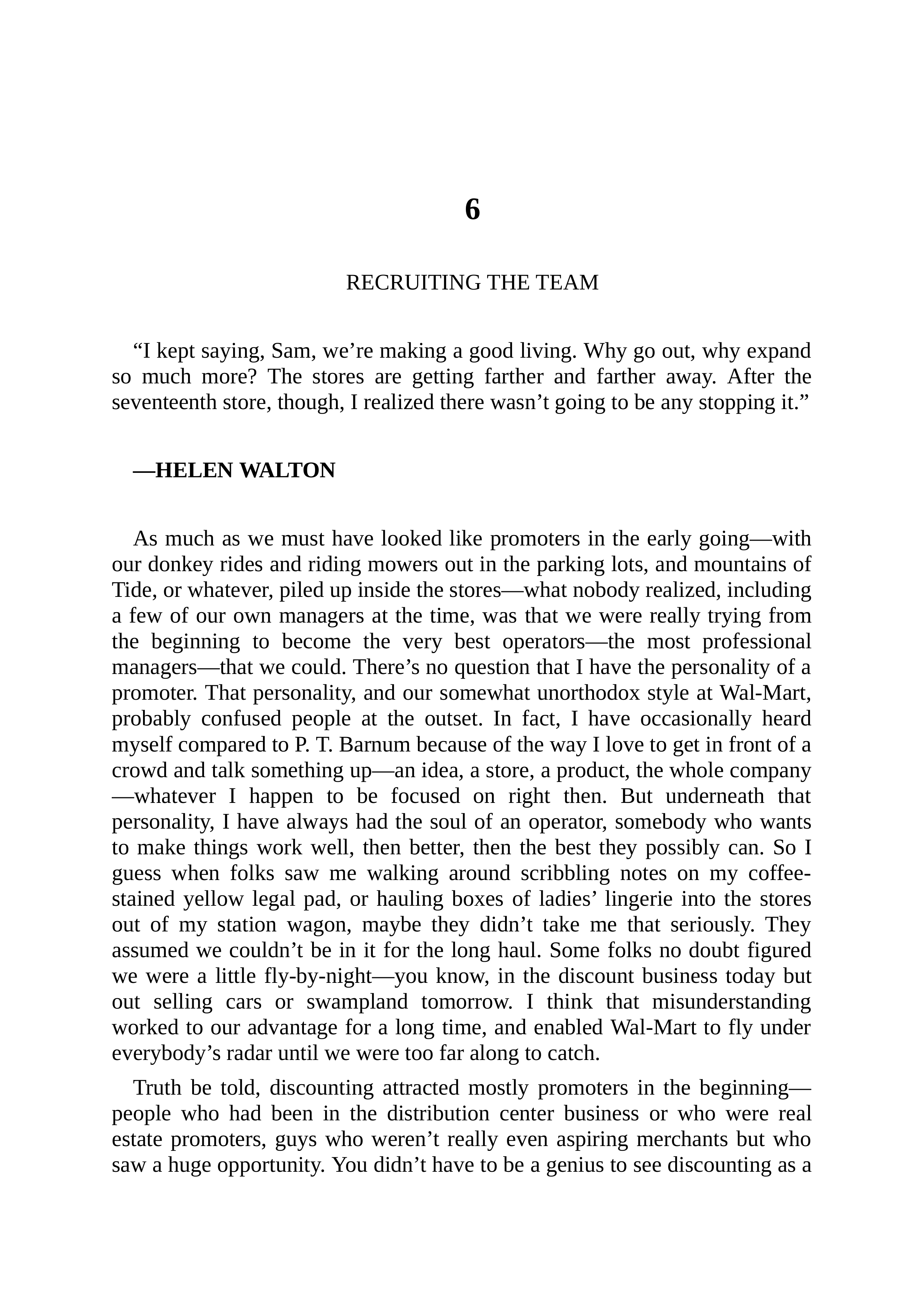 Walmart Founder Sam Walton Made in America Biography — page 73