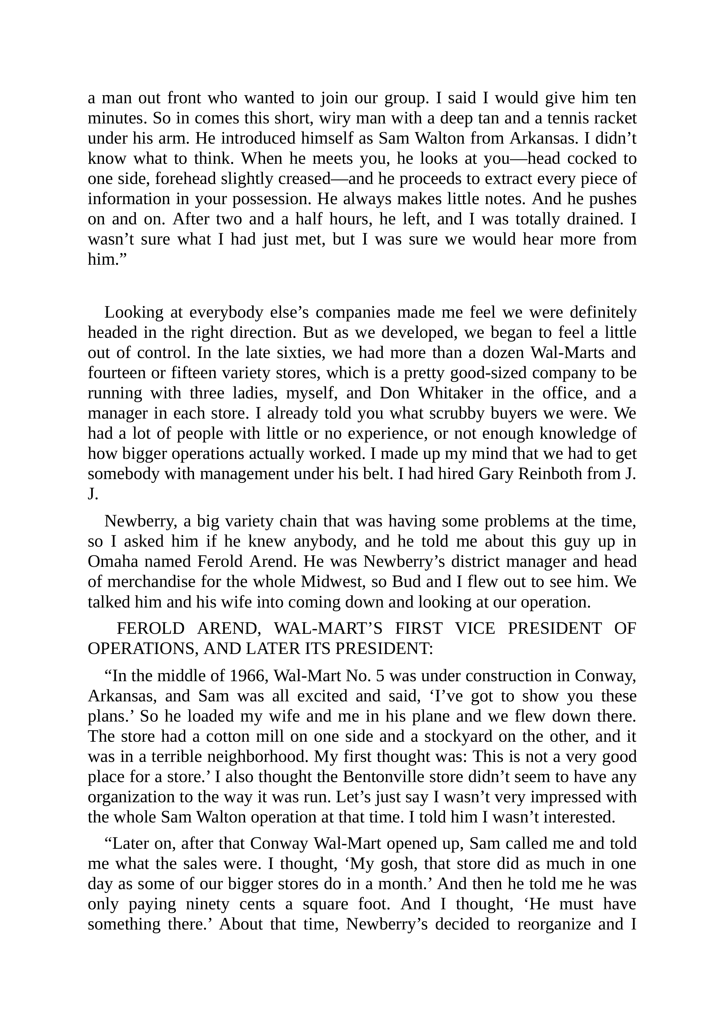 Walmart Founder Sam Walton Made in America Biography — page 76