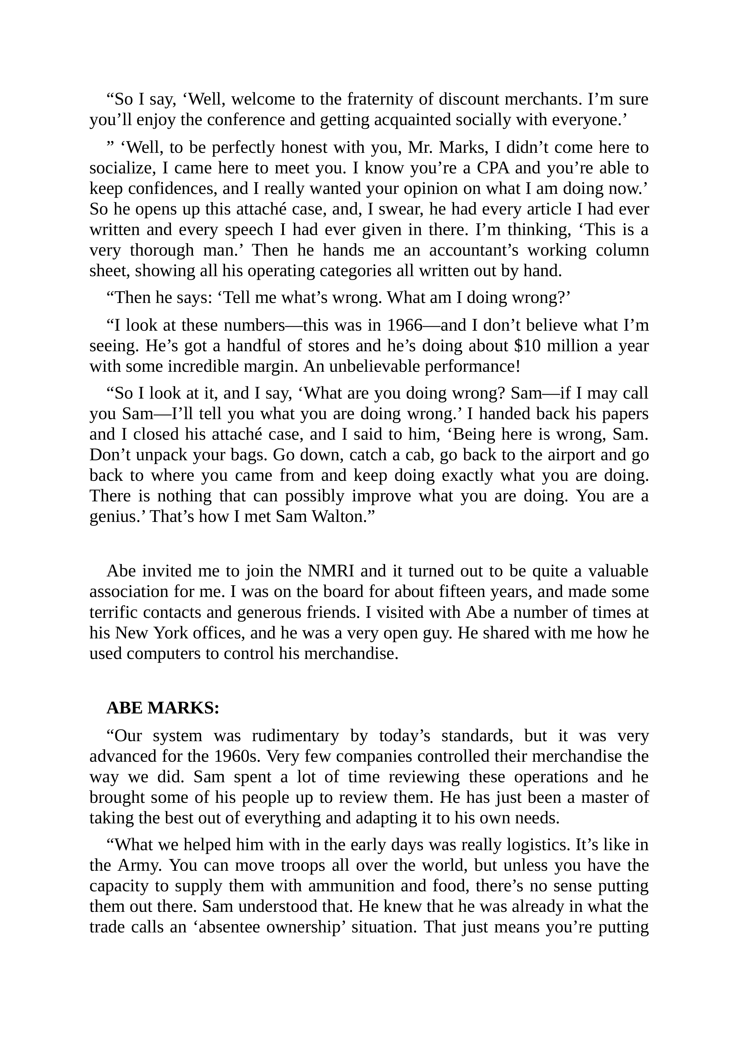 Walmart Founder Sam Walton Made in America Biography — page 78