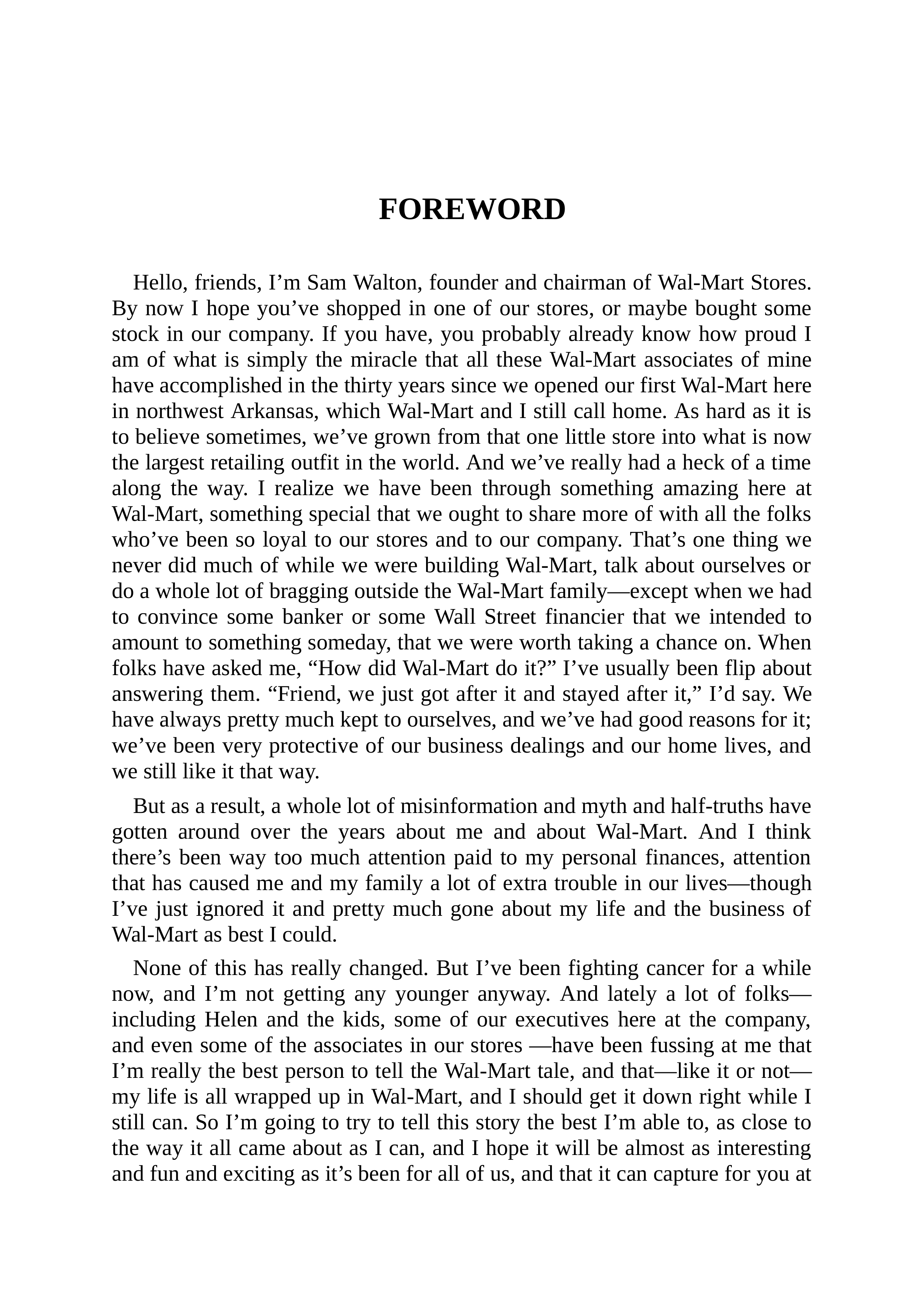 Walmart Founder Sam Walton Made in America Biography — page 8