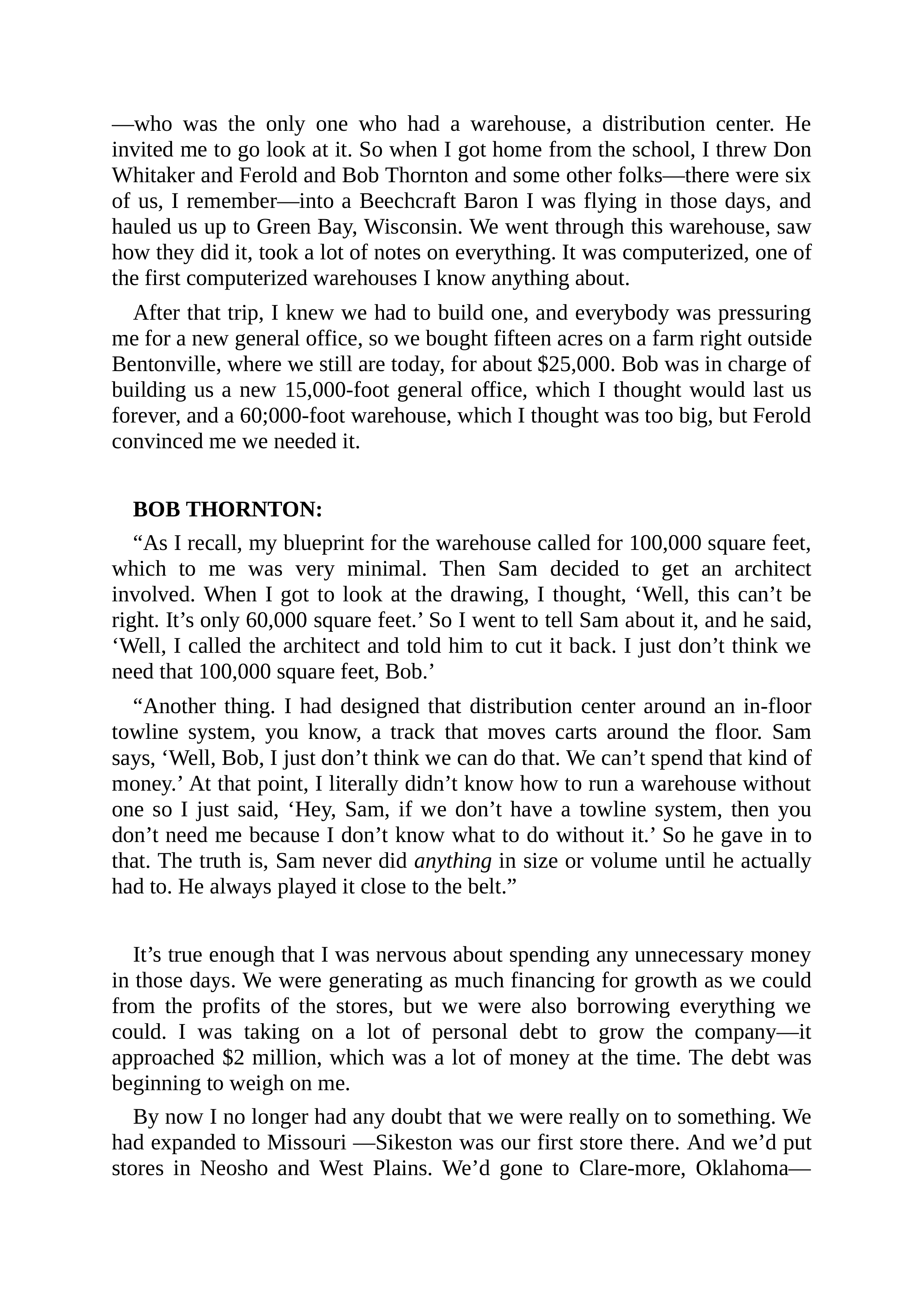 Walmart Founder Sam Walton Made in America Biography — page 81