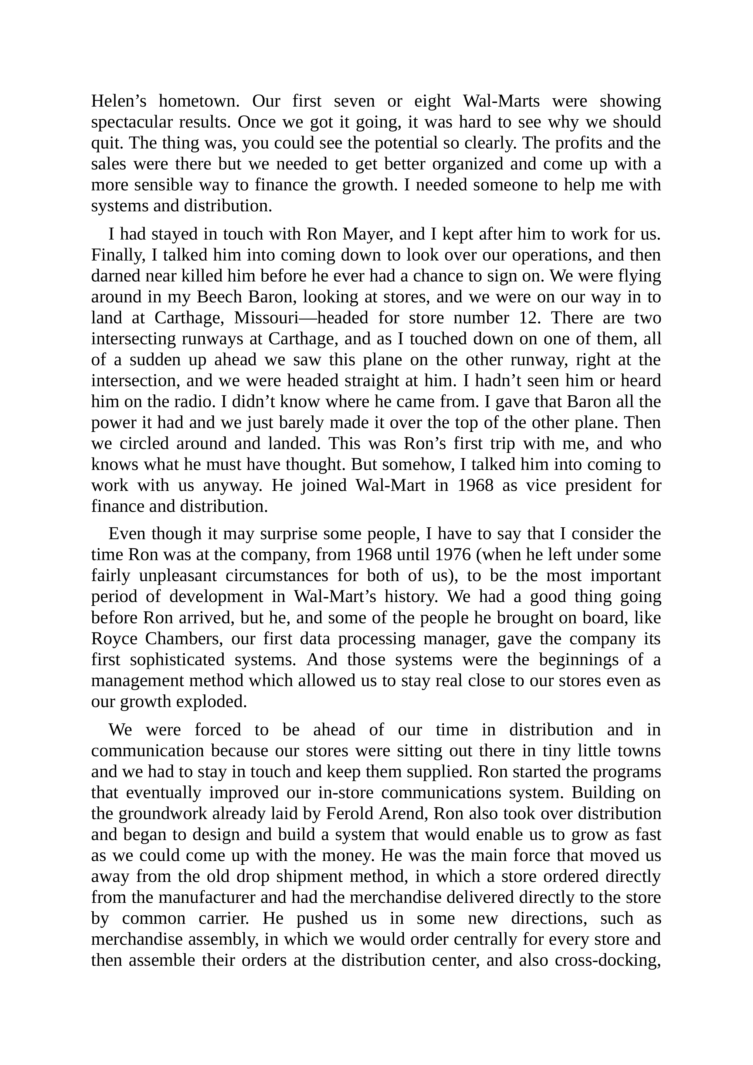Walmart Founder Sam Walton Made in America Biography — page 82