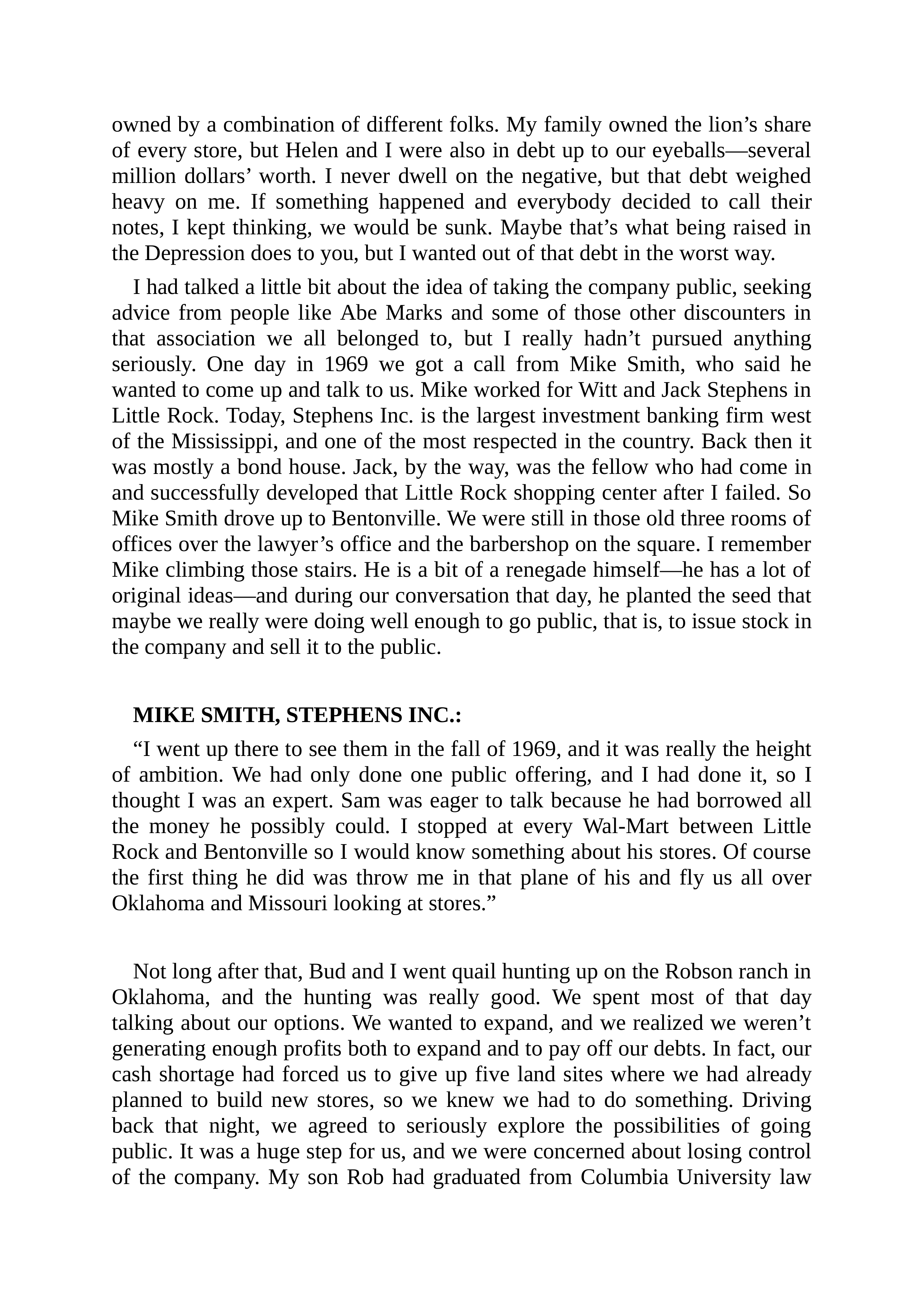 Walmart Founder Sam Walton Made in America Biography — page 85