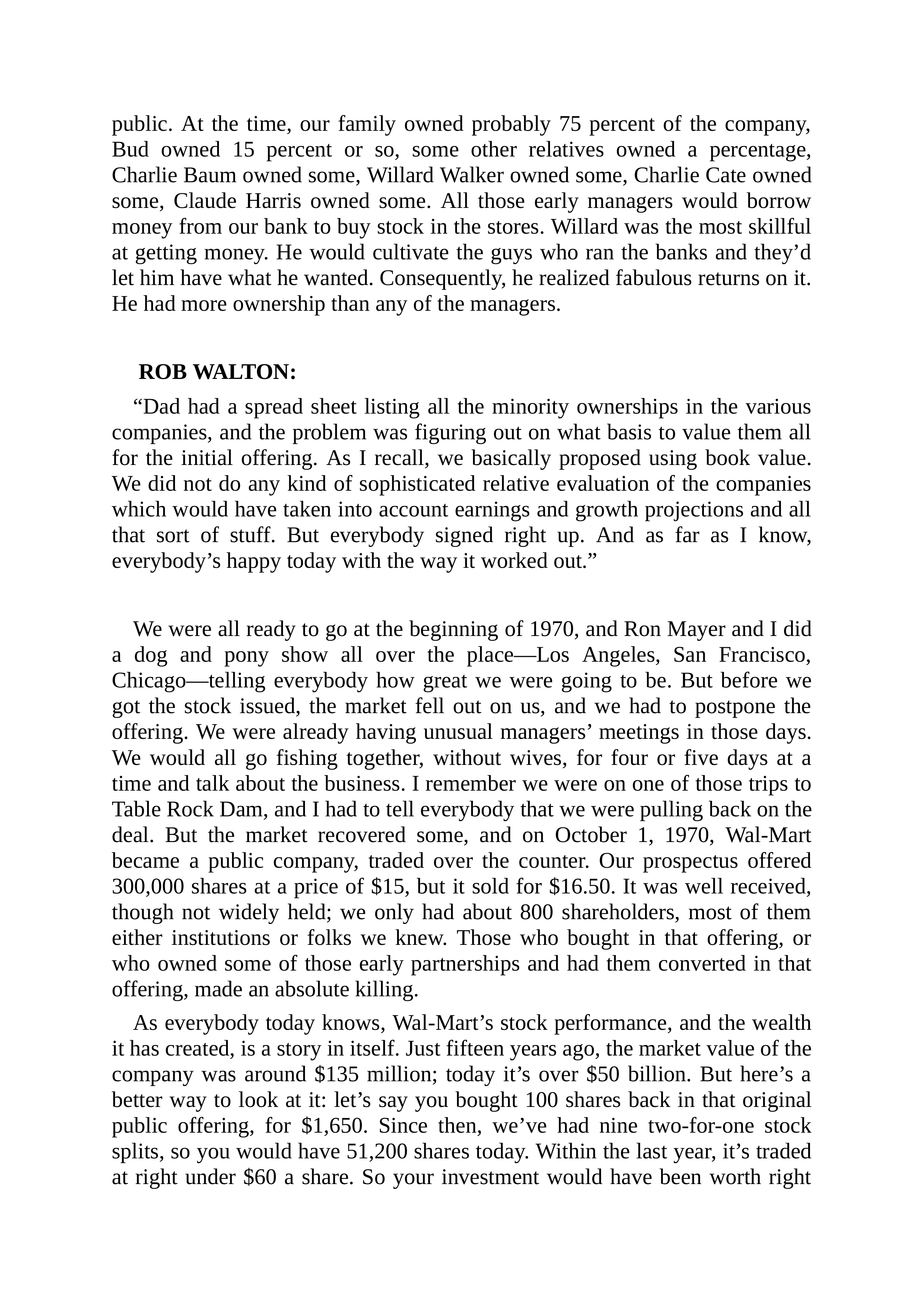 Walmart Founder Sam Walton Made in America Biography — page 88