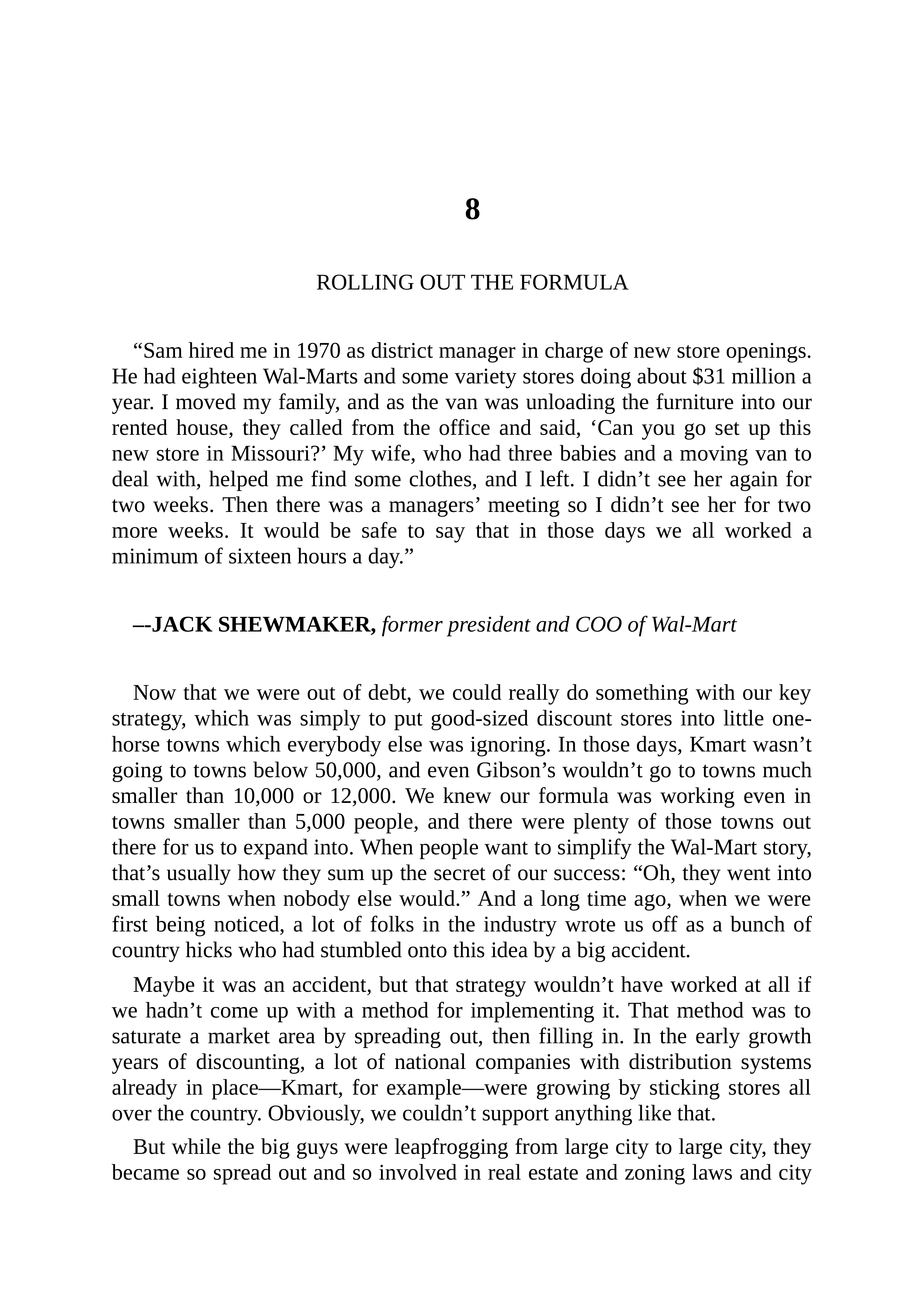Walmart Founder Sam Walton Made in America Biography — page 97