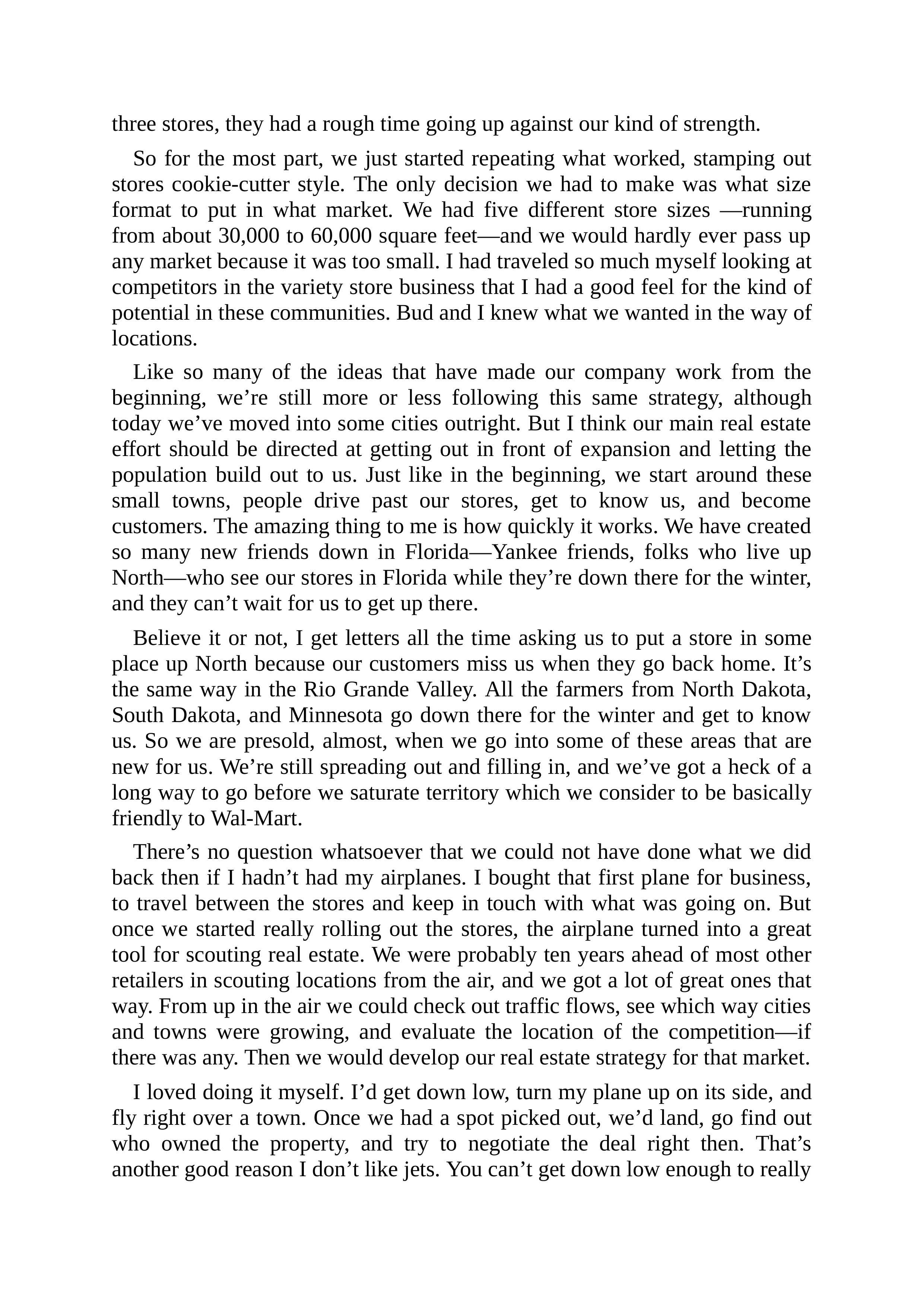 Walmart Founder Sam Walton Made in America Biography — page 99