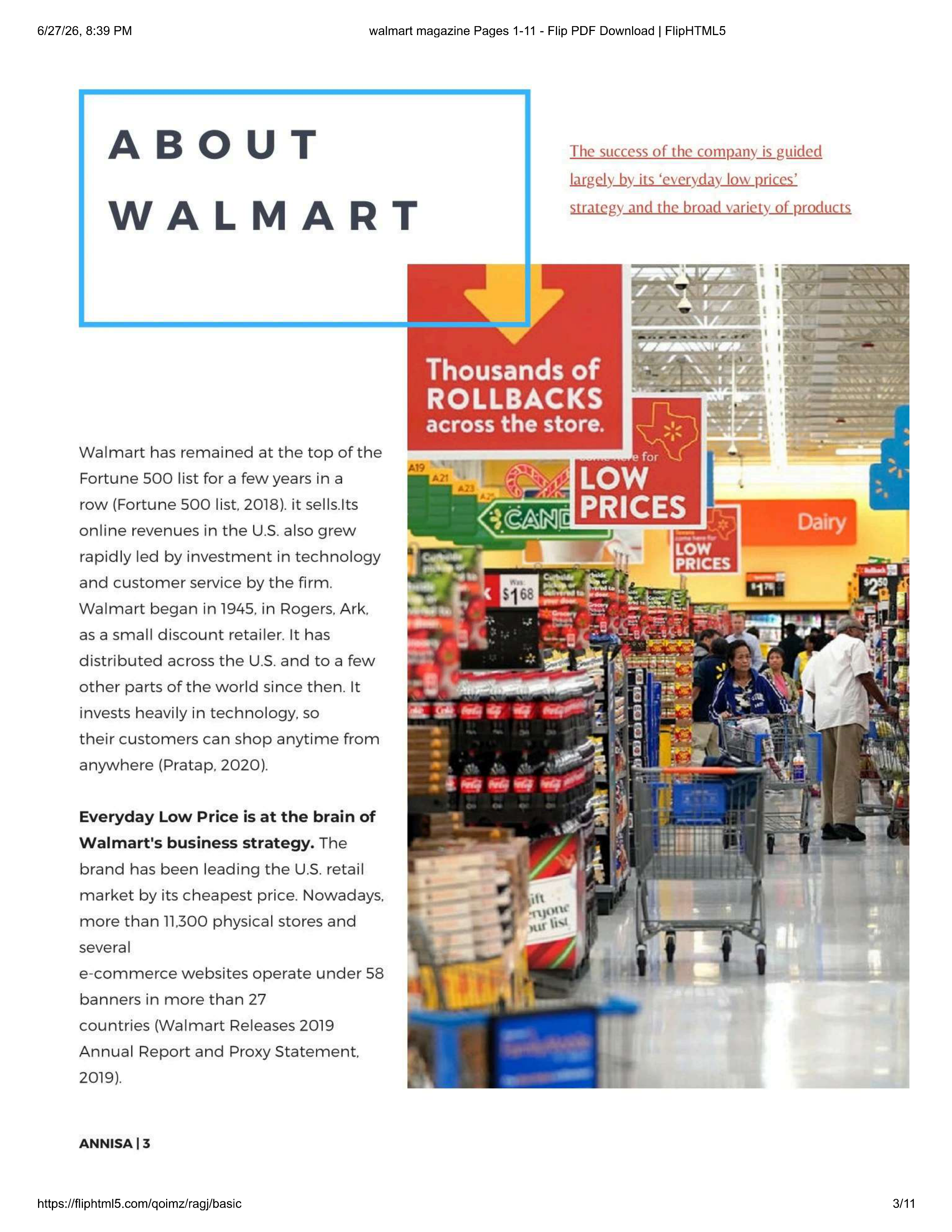 Walmart Magazine — page 3
