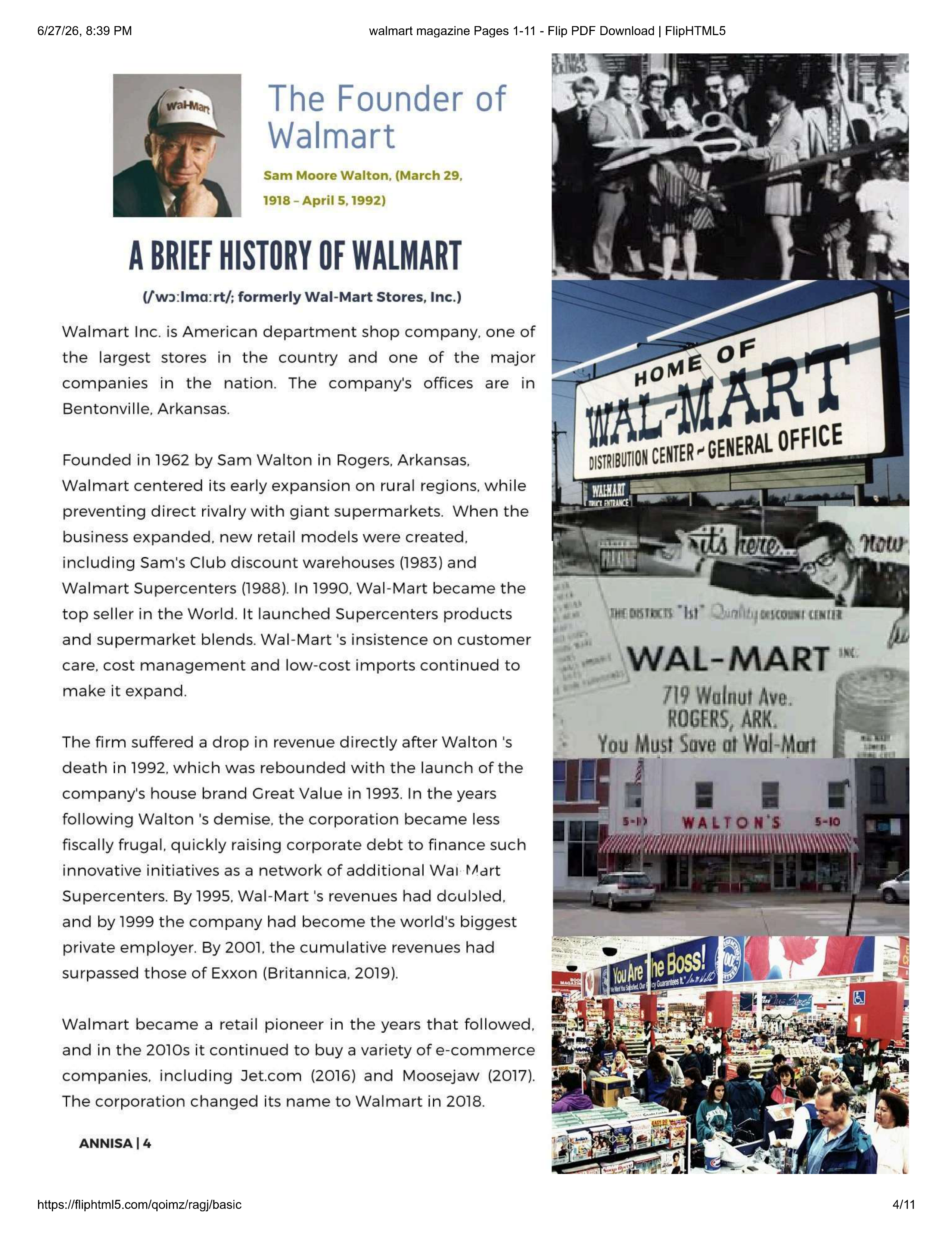 Walmart Magazine — page 4