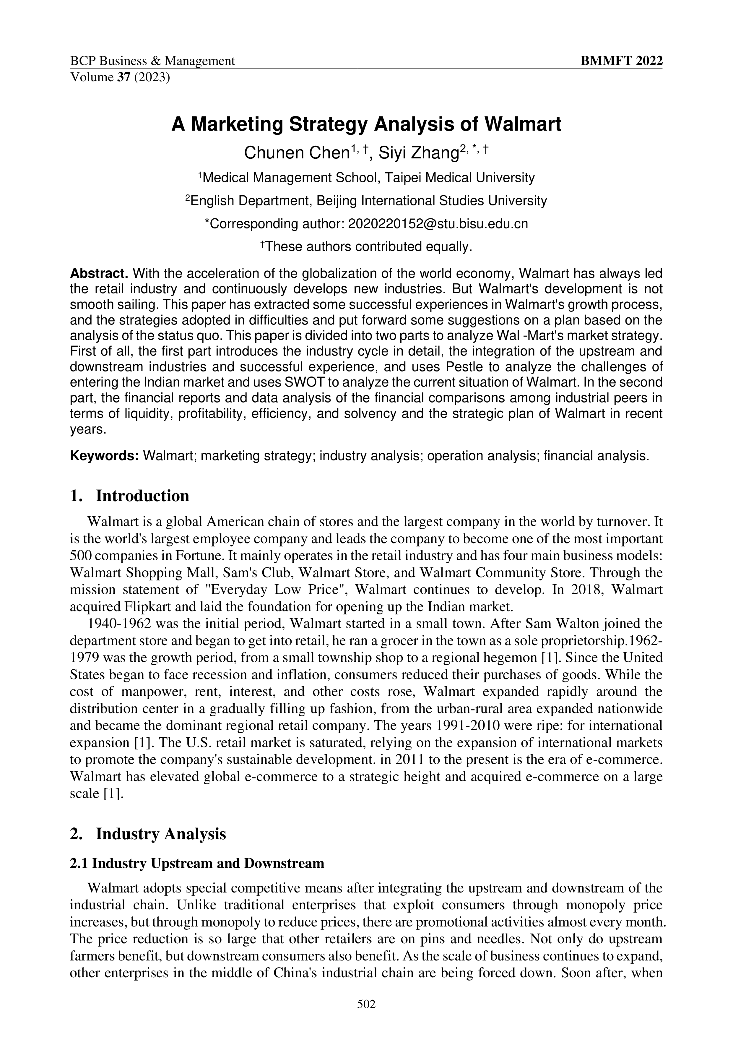 Walmart Marketing Strategy — page 1