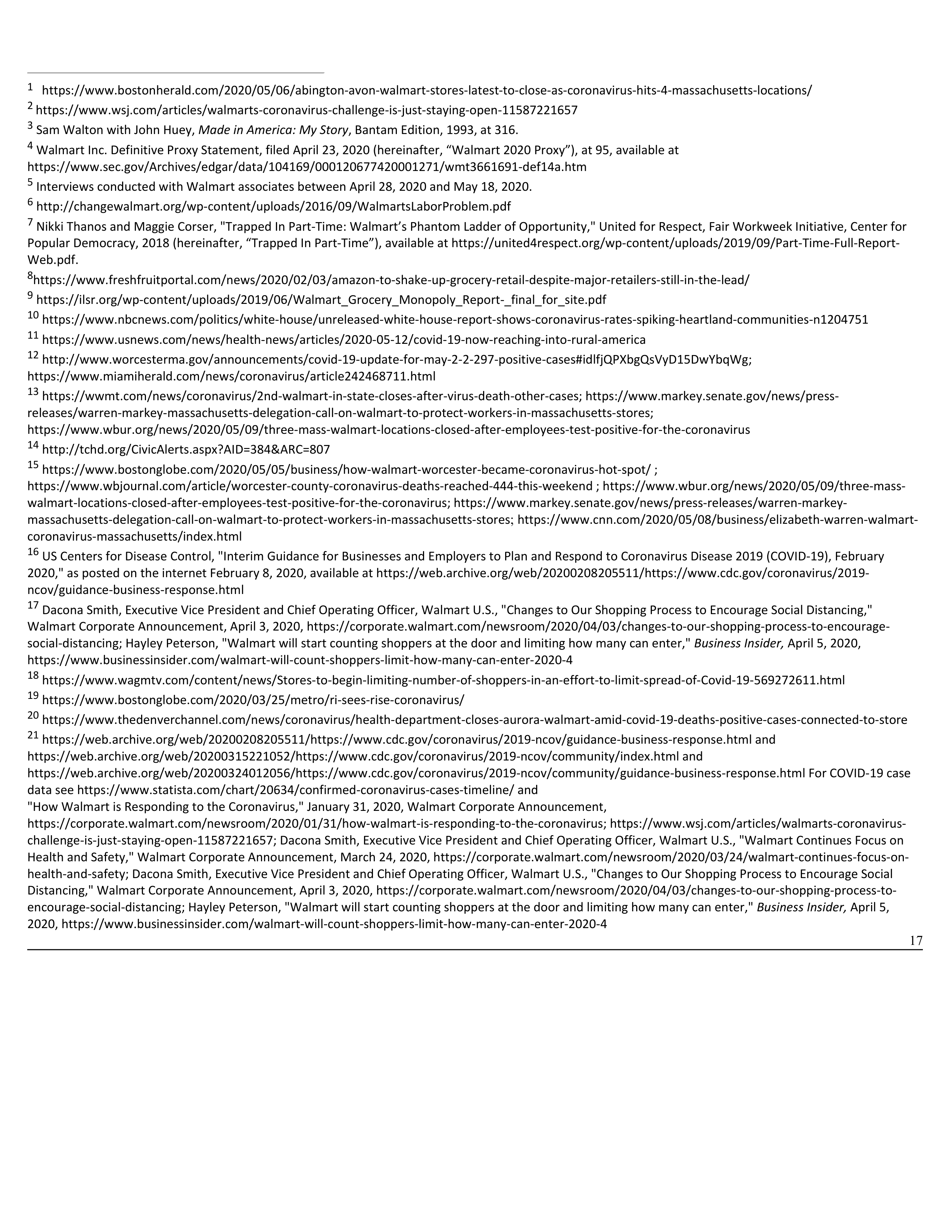 Walmart Notice of Exempt Solicitation — page 18