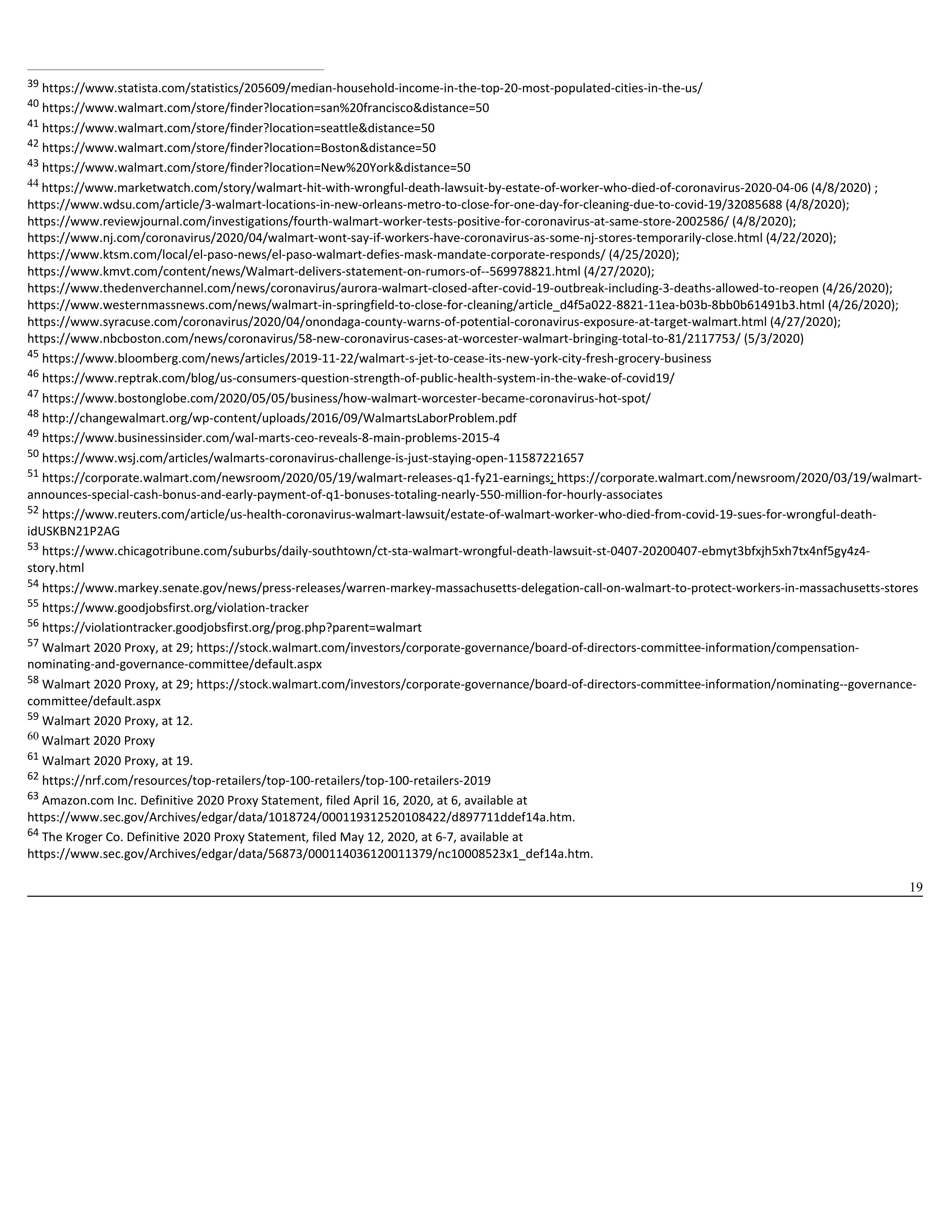 Walmart Notice of Exempt Solicitation — page 20