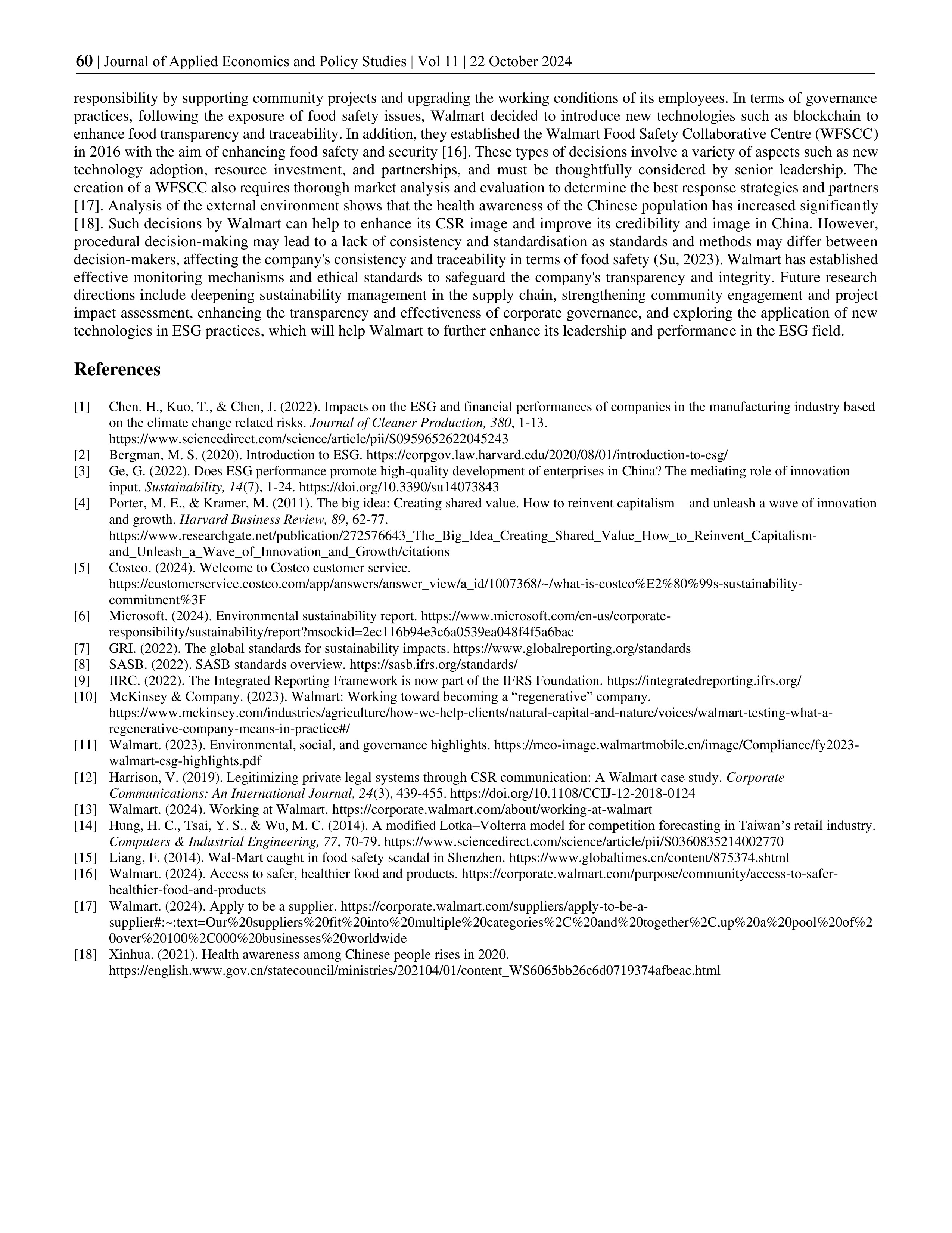 Walmart Sustainability Report — page 6