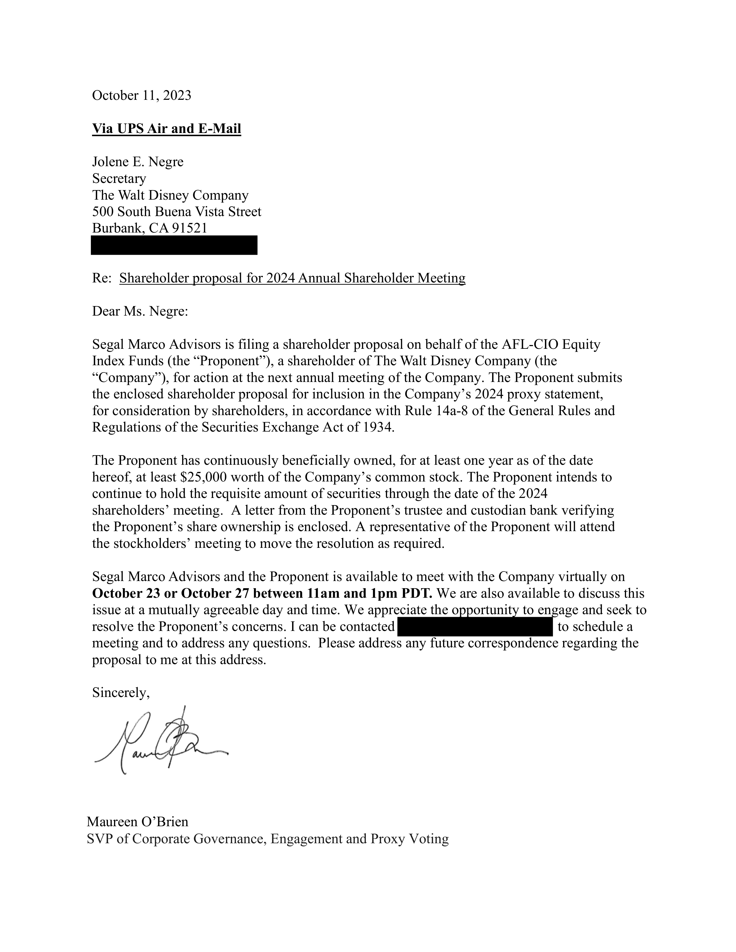 Walt Disney Proposal  — page 14