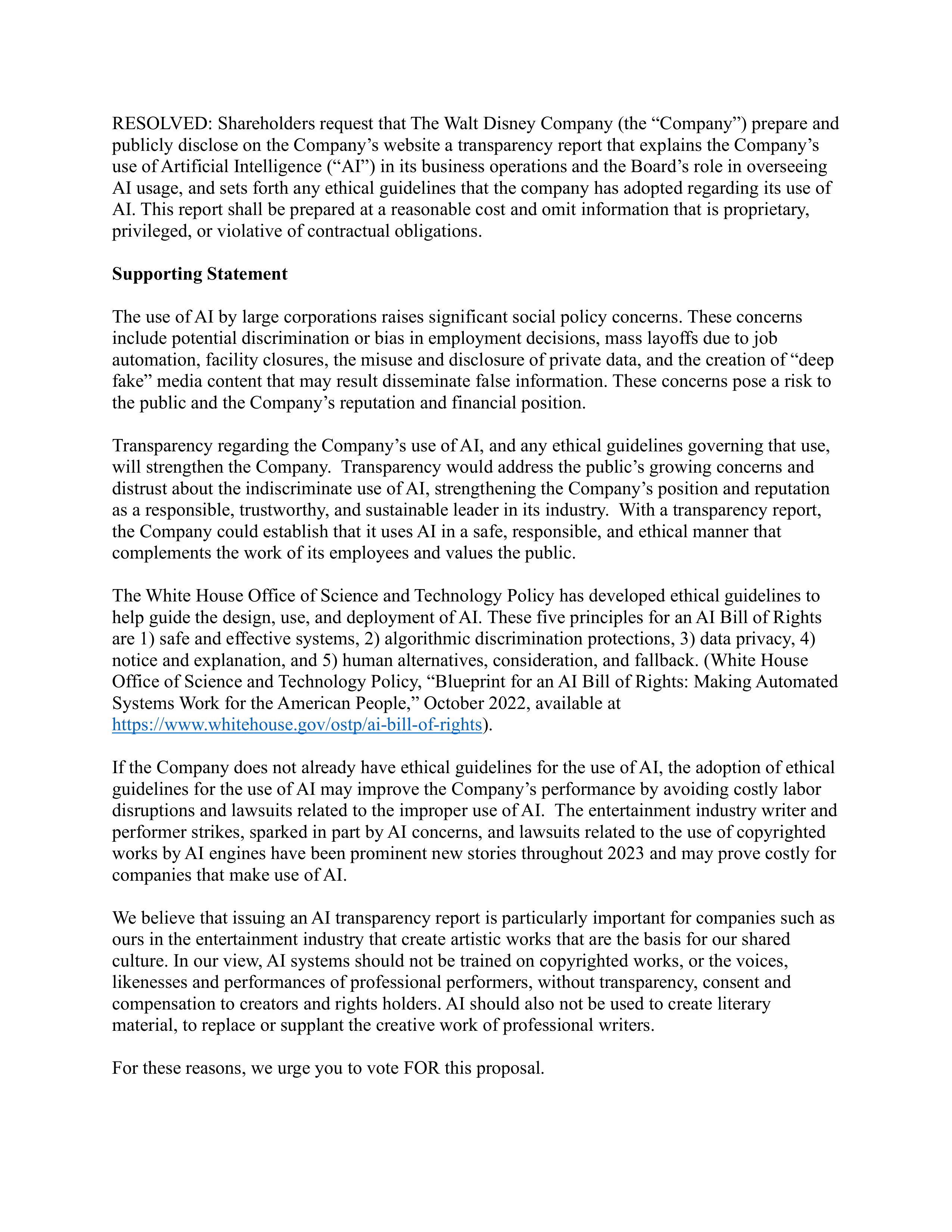 Walt Disney Proposal  — page 19