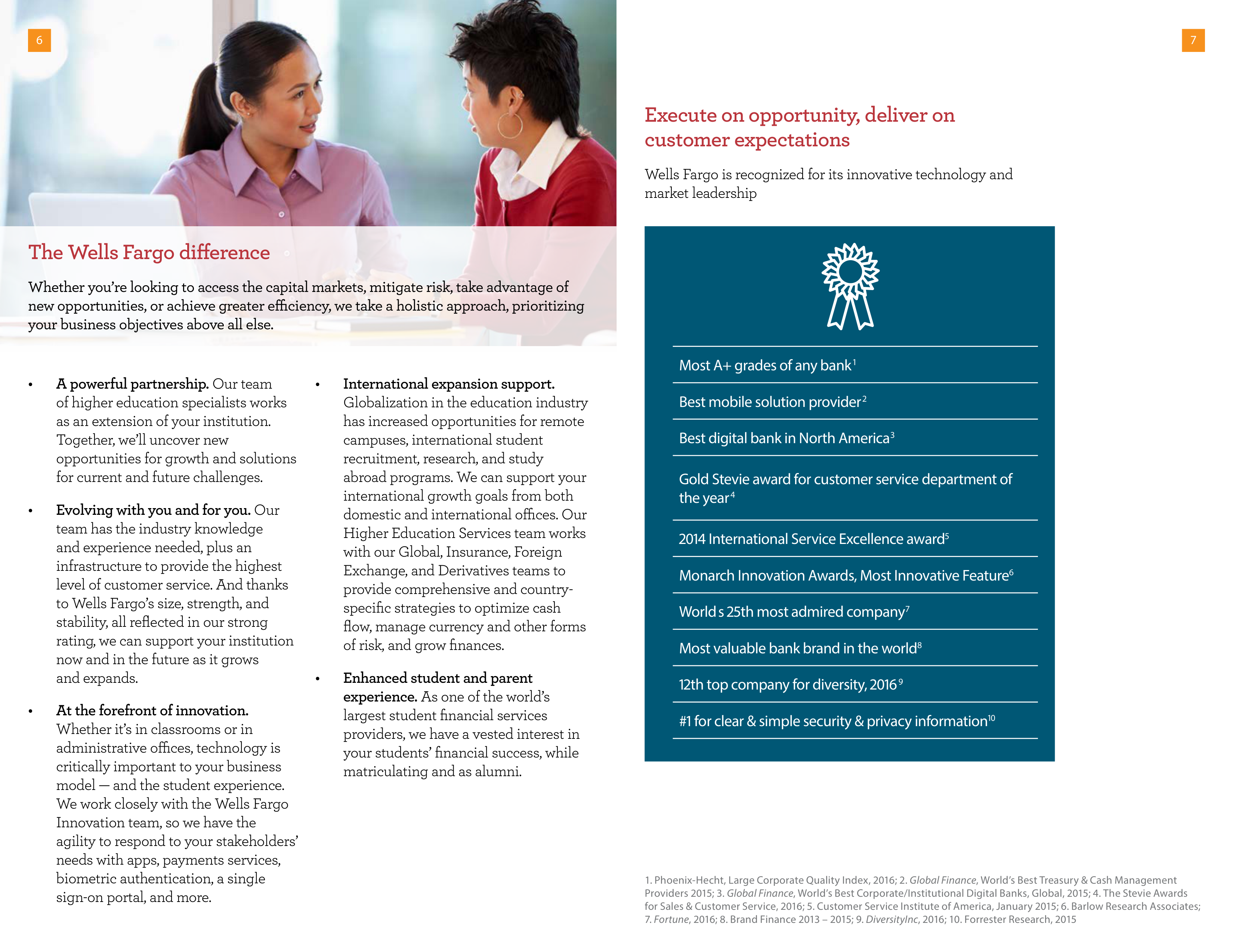 Wells Fargo Education Banking Brochure — page 4