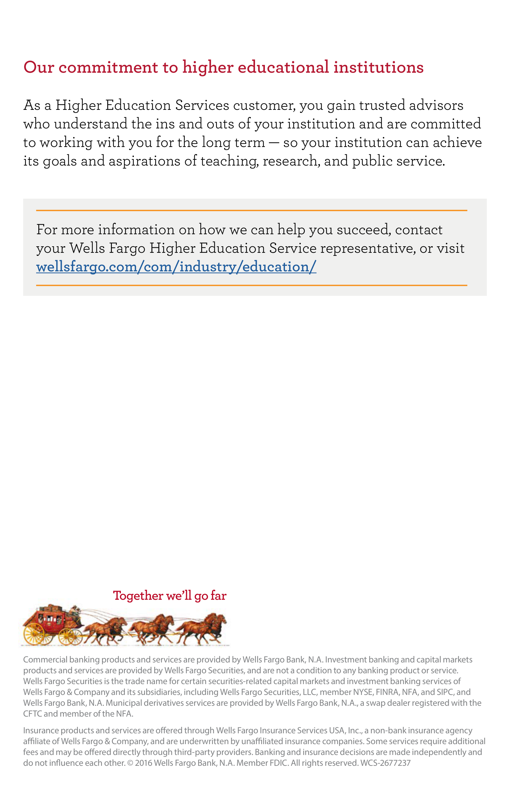 Wells Fargo Education Banking Brochure — page 5